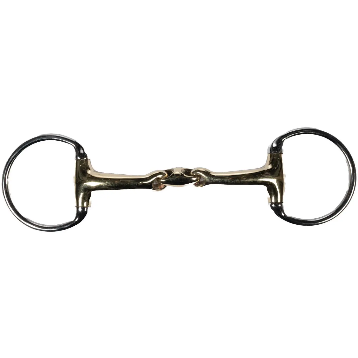 Olivenkopfgebiss anatomisch doppelt gebrochen PRO BALANCE Edelstahl/Argentan 14mm 