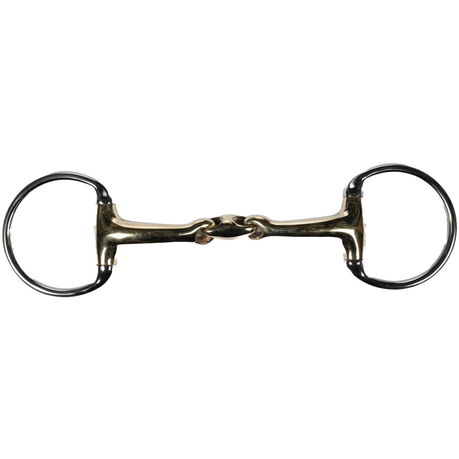 Olivenkopfgebiss anatomisch doppelt gebrochen PRO BALANCE Edelstahl/Argentan 14mm 