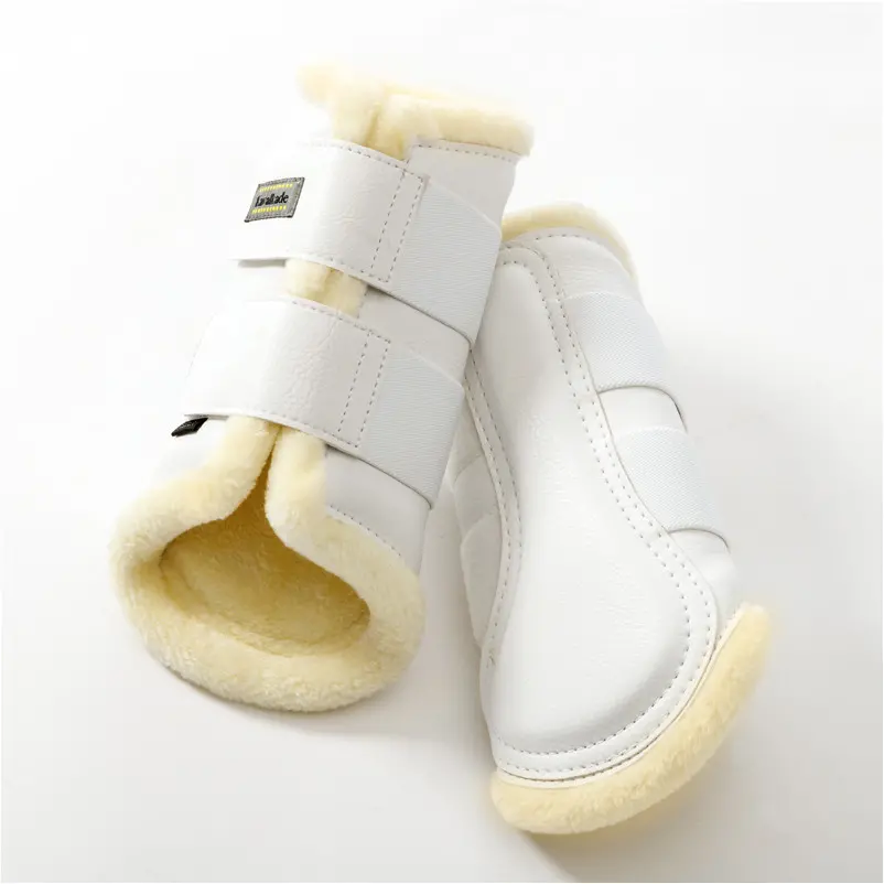 Gamaschen mit Kunstfell (2er Set) ANATOMIC Vegan weiß/beige
