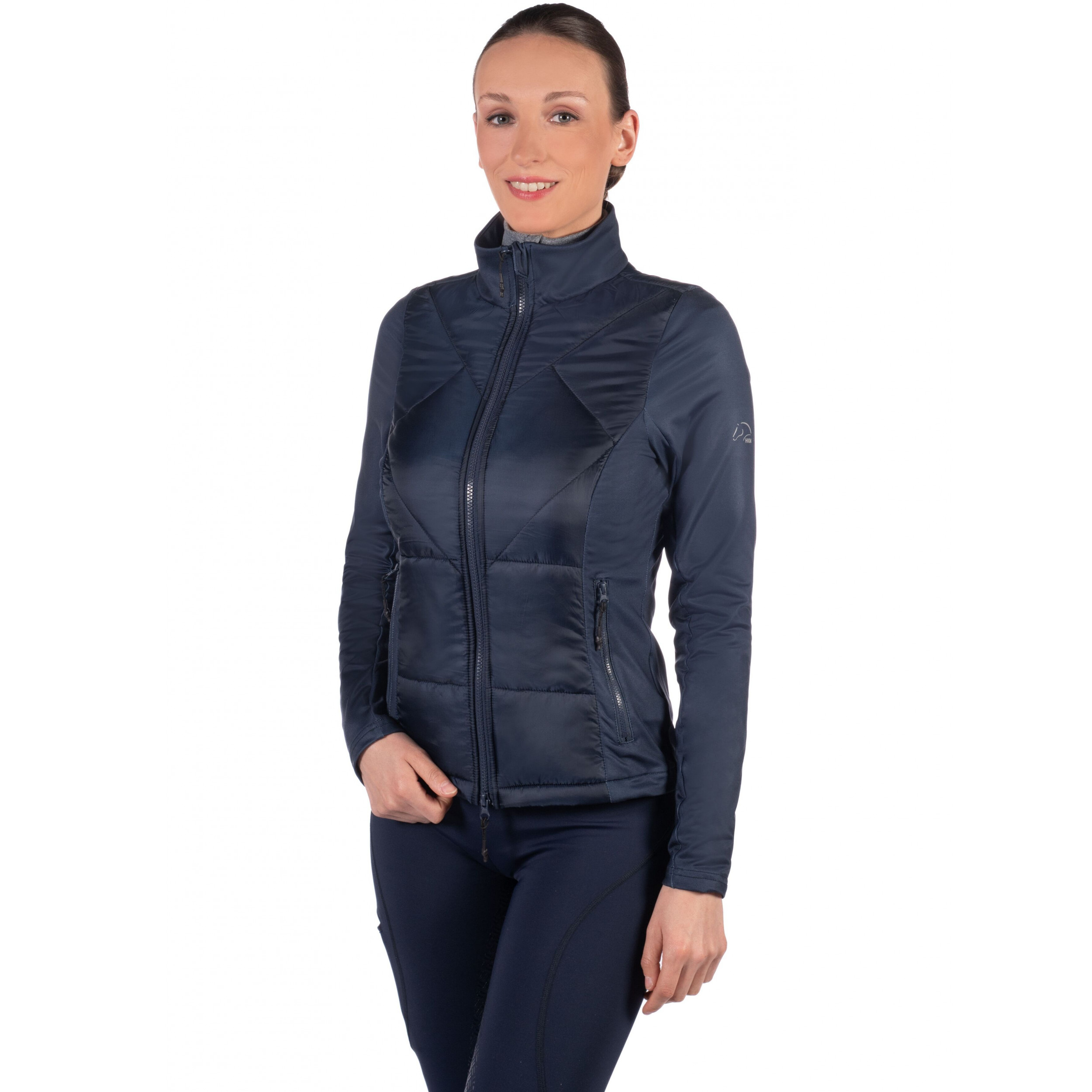 Damen Jersey-/Nylonjacke PRAG II STYLE dunkelblau