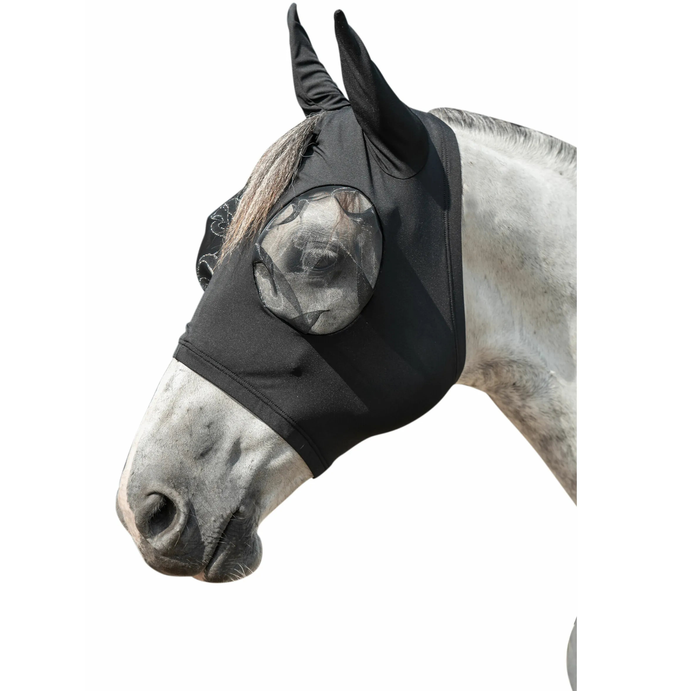 Fliegenschutzmaske ELASTIC schwarz