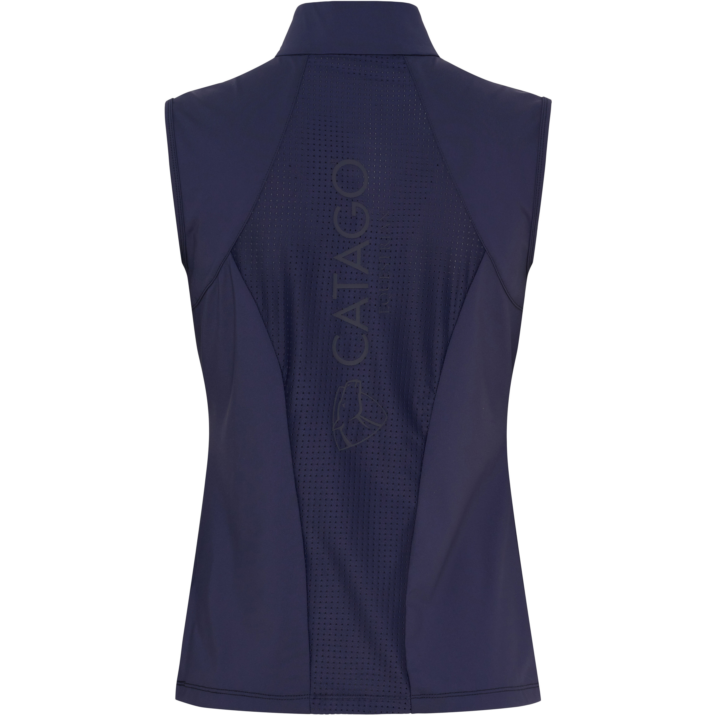 Damen Turniershirt Ärmellos TEODORA navy