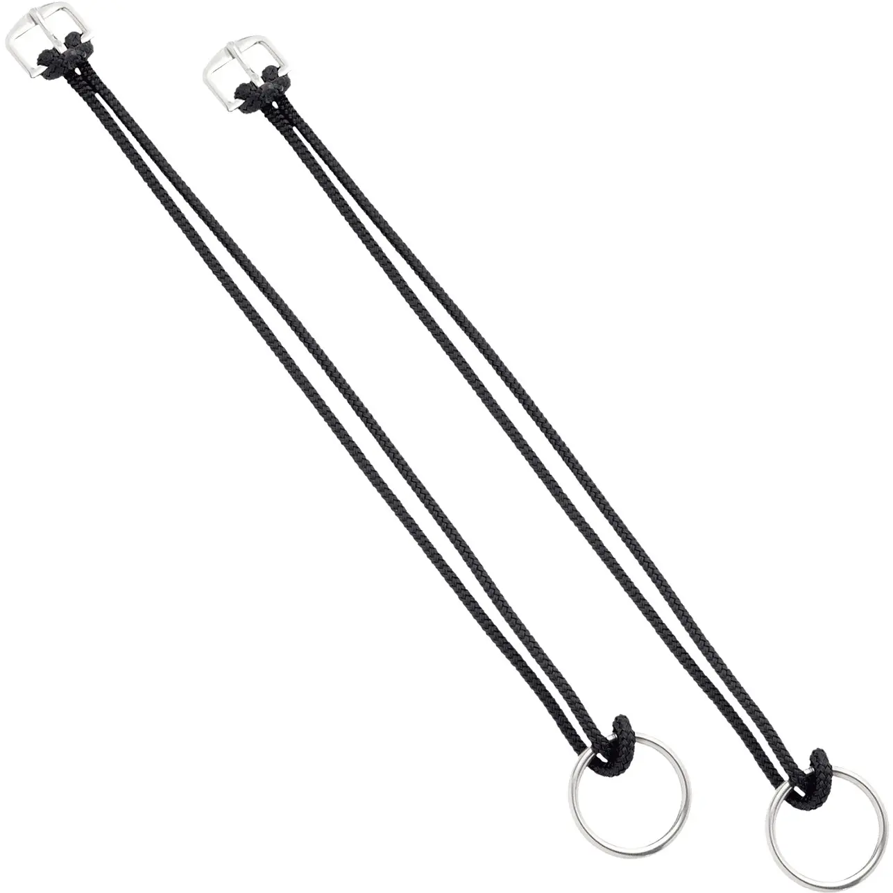 Backenstücke (2er Set) schwarz 32cm Backenstücke (2er Set) schwarz 32cm