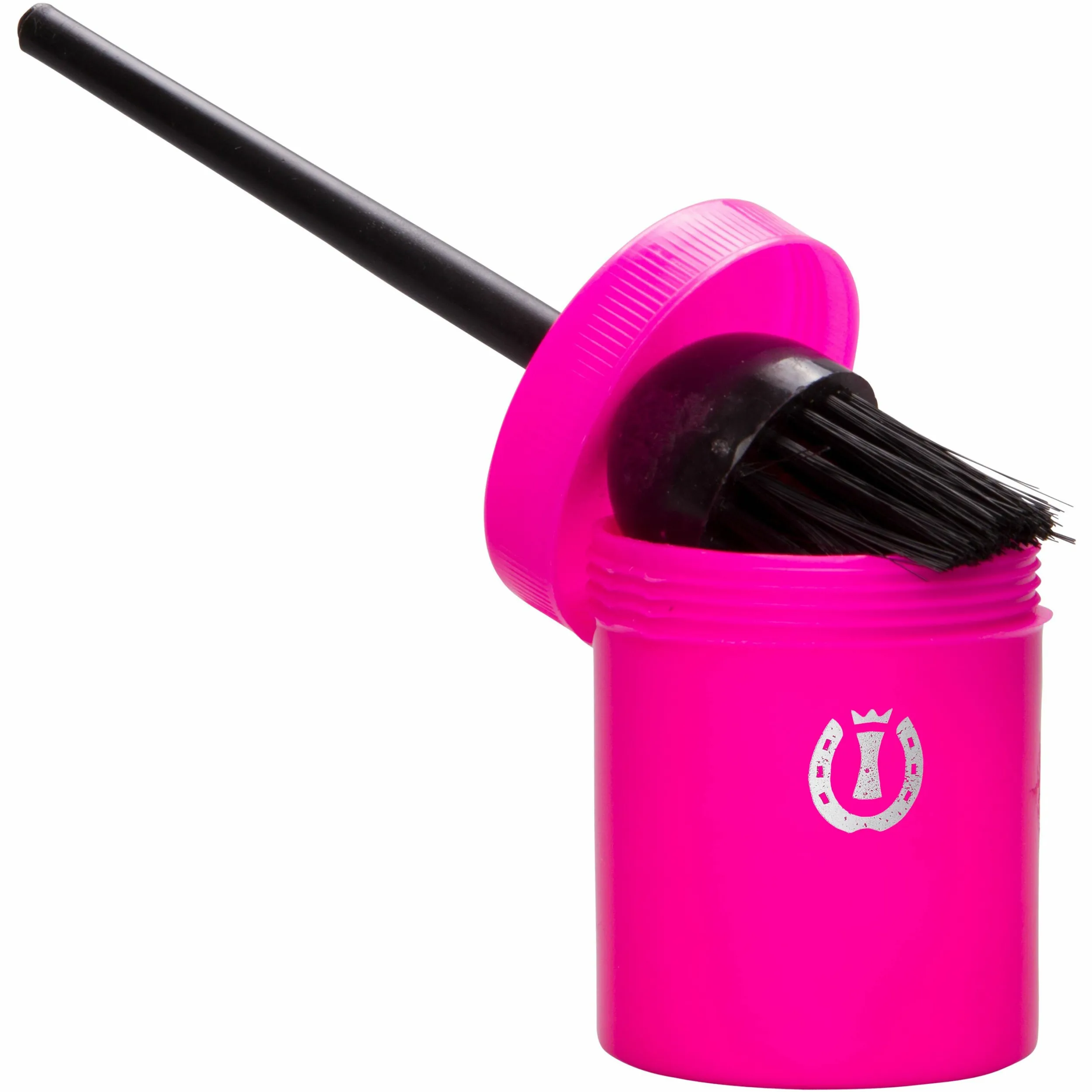 Hufpinsel mit Dose IRH neon pink