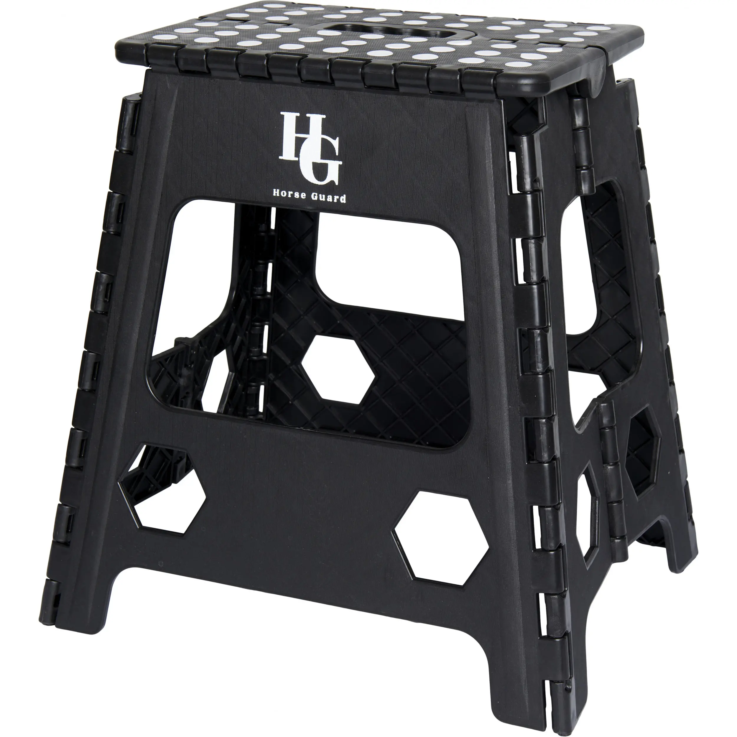 Klappbarer Hocker schwarz