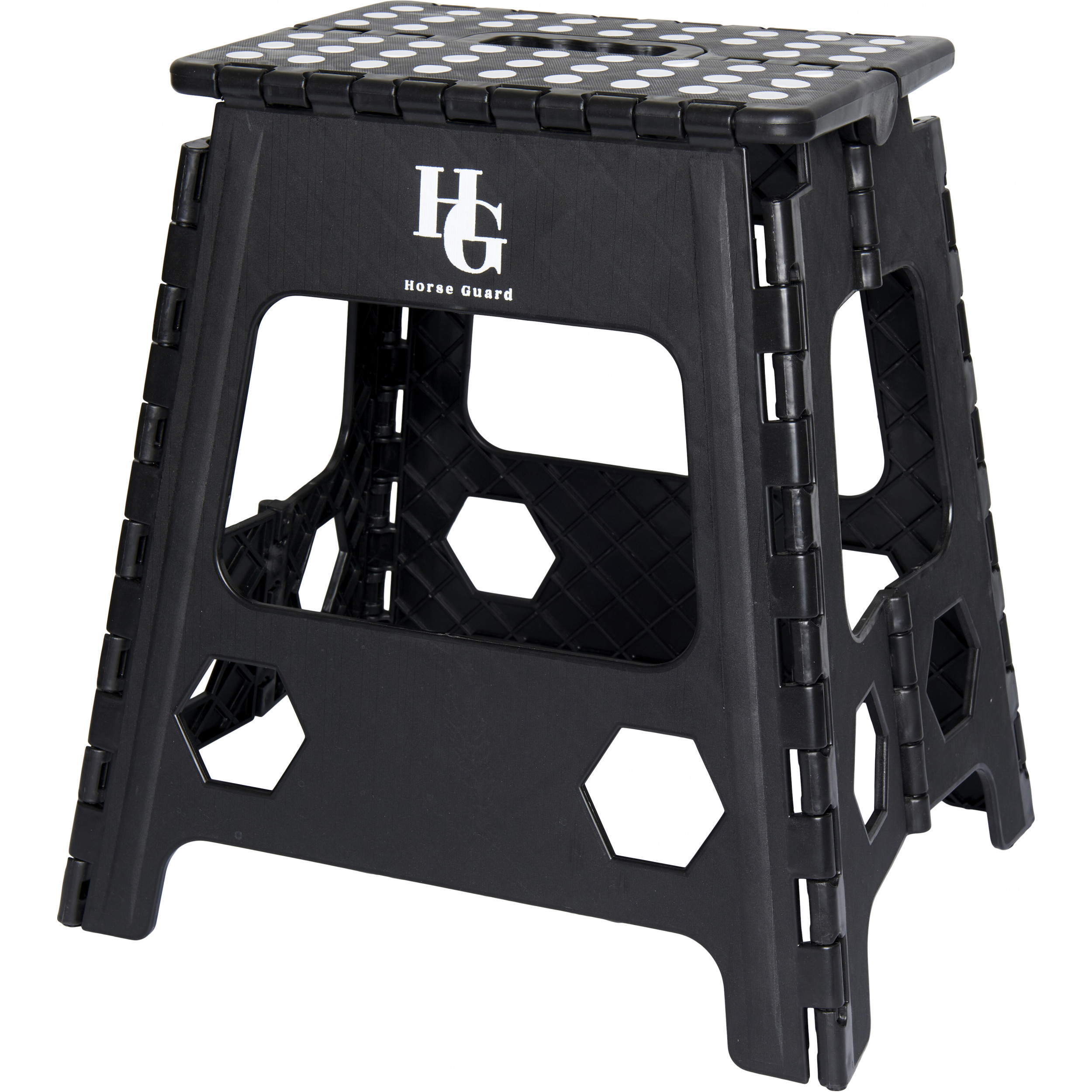 Klappbarer Hocker schwarz