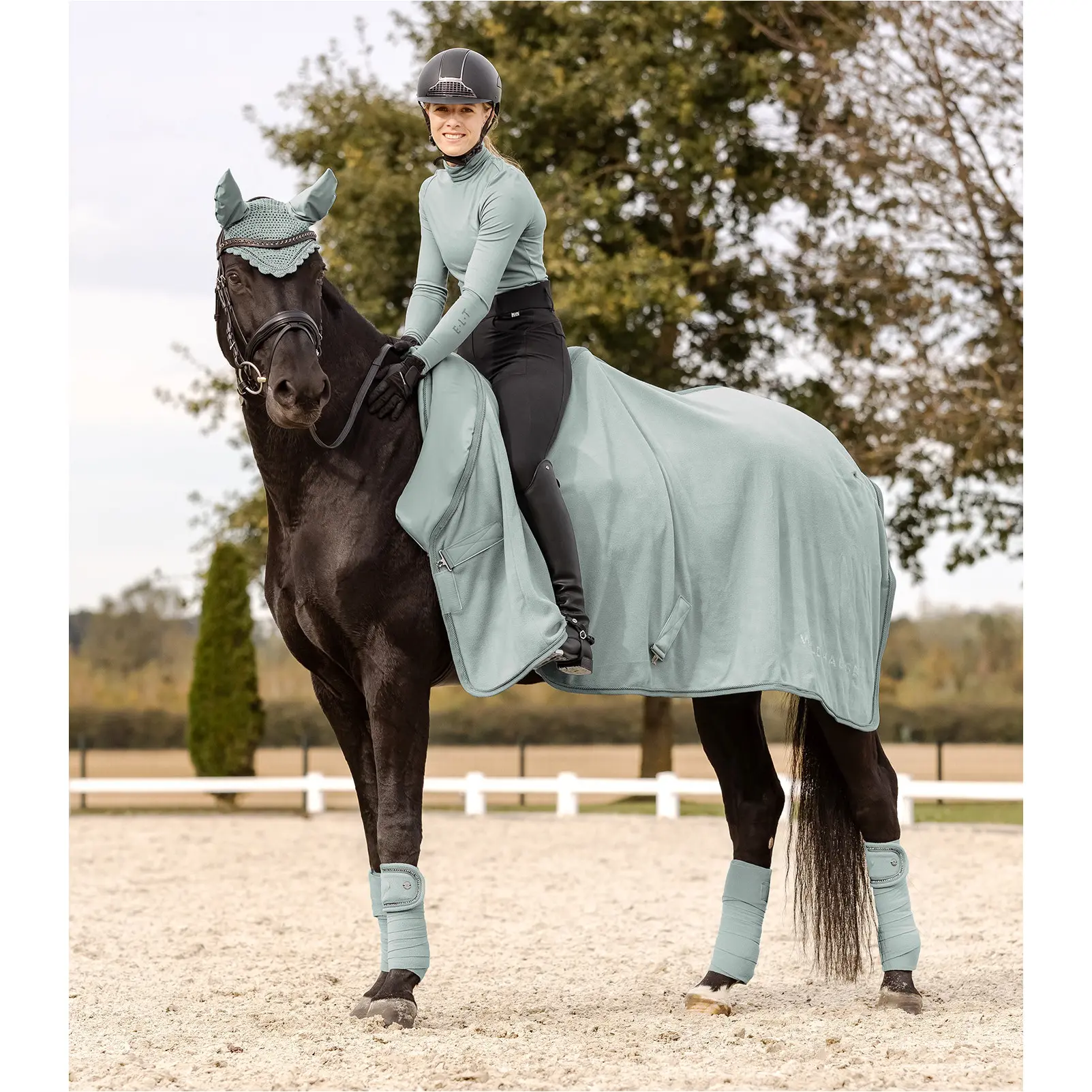 Fleecebandagen NEPAL silberblau 300cm