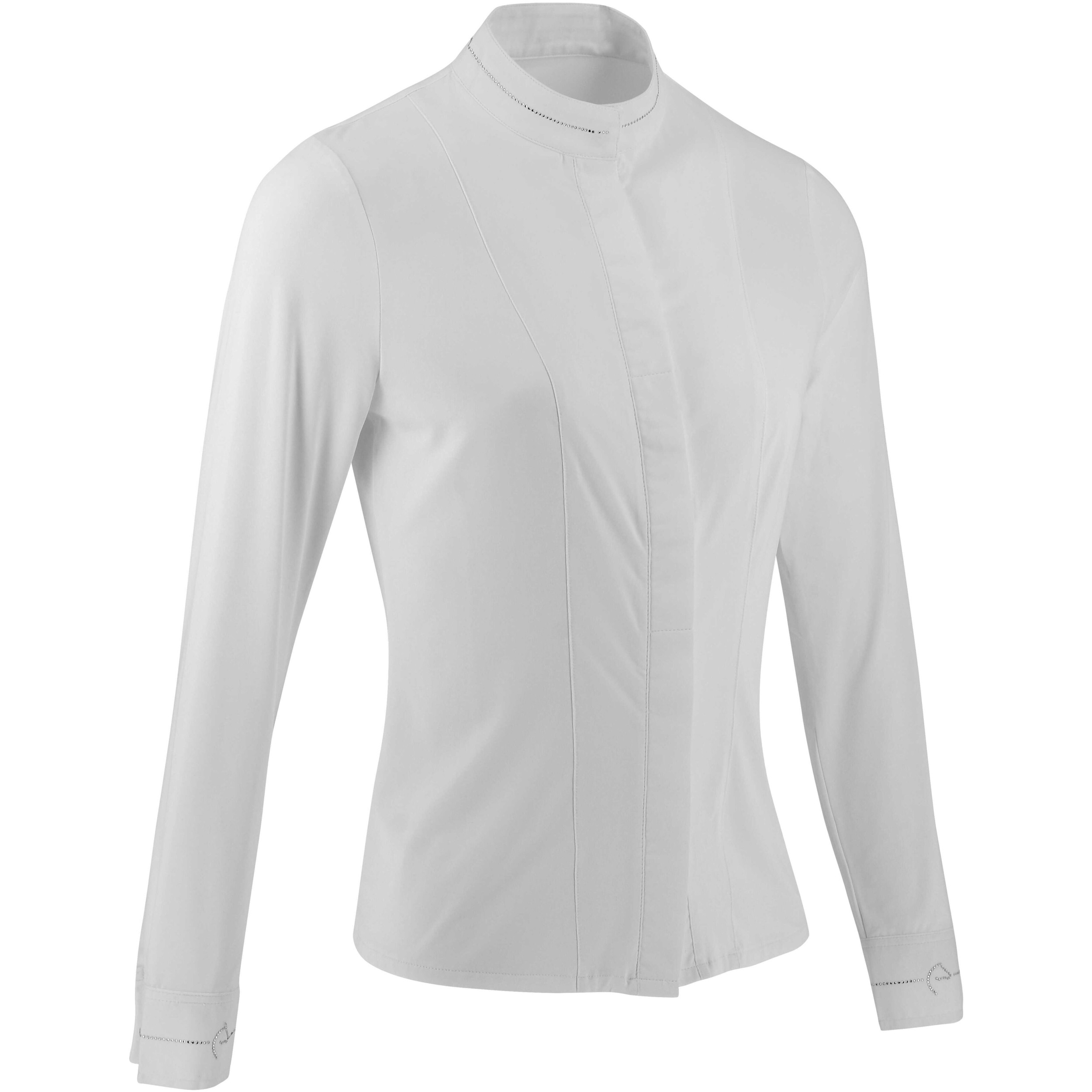 Damen Turnierbluse JULIA weiß Damen Turnierbluse JULIA weiß