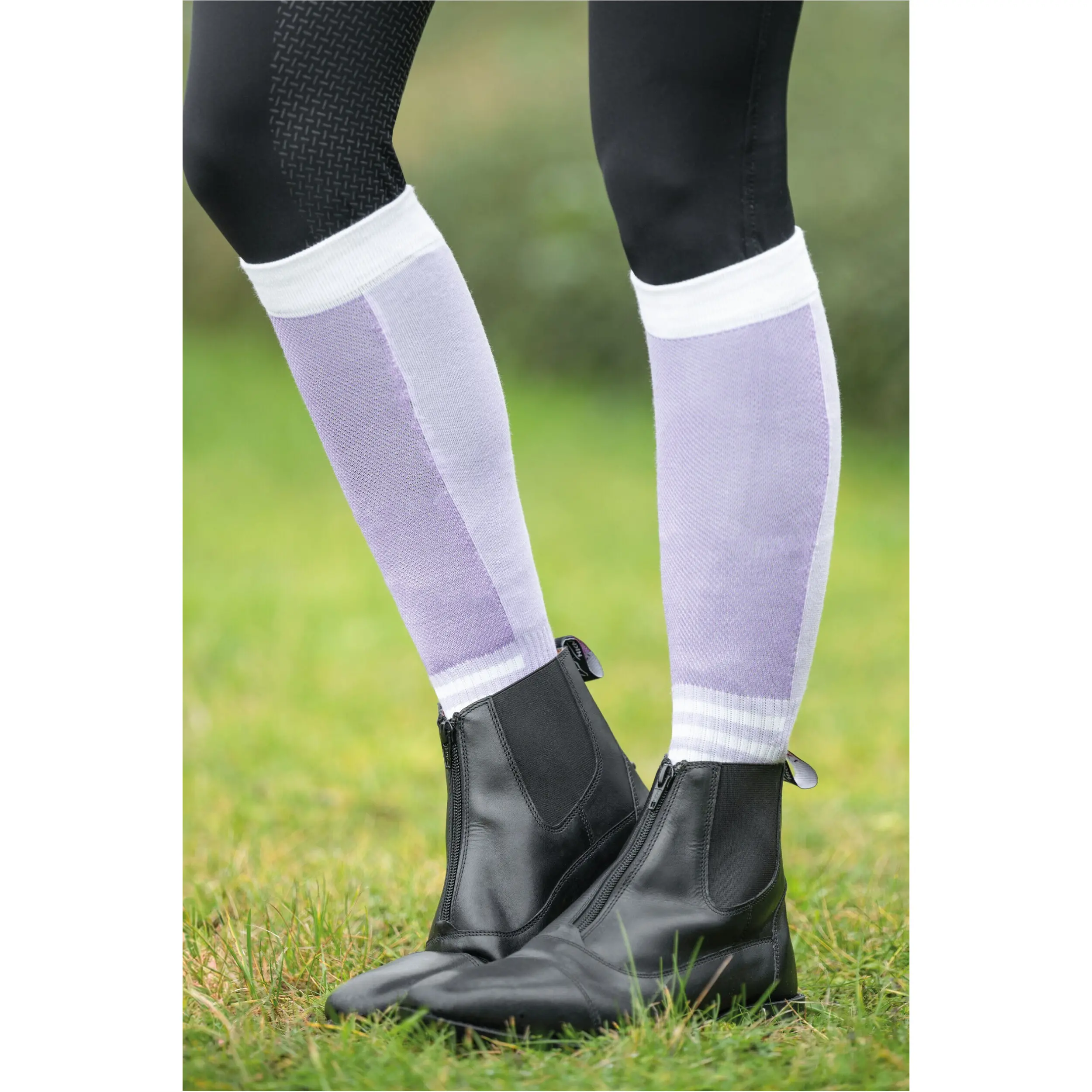 Damen Reitsocken OLYMPIA helllila/lila Damen Reitsocken OLYMPIA helllila/lila
