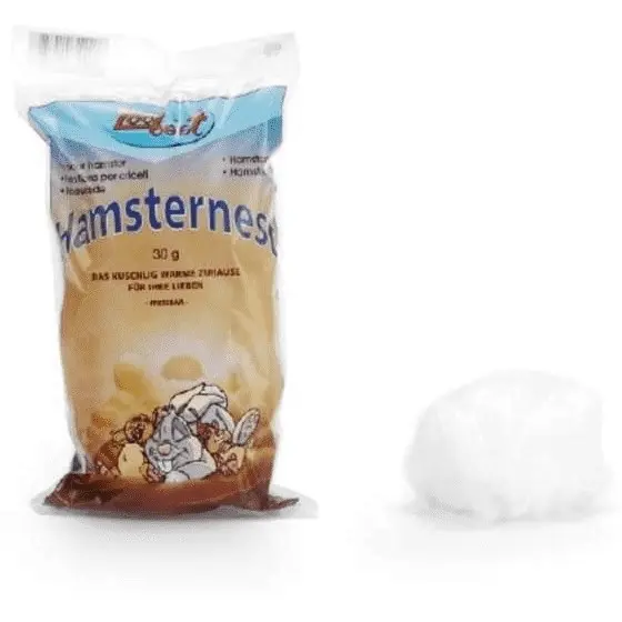 Hamsterwatte 30g weiß
