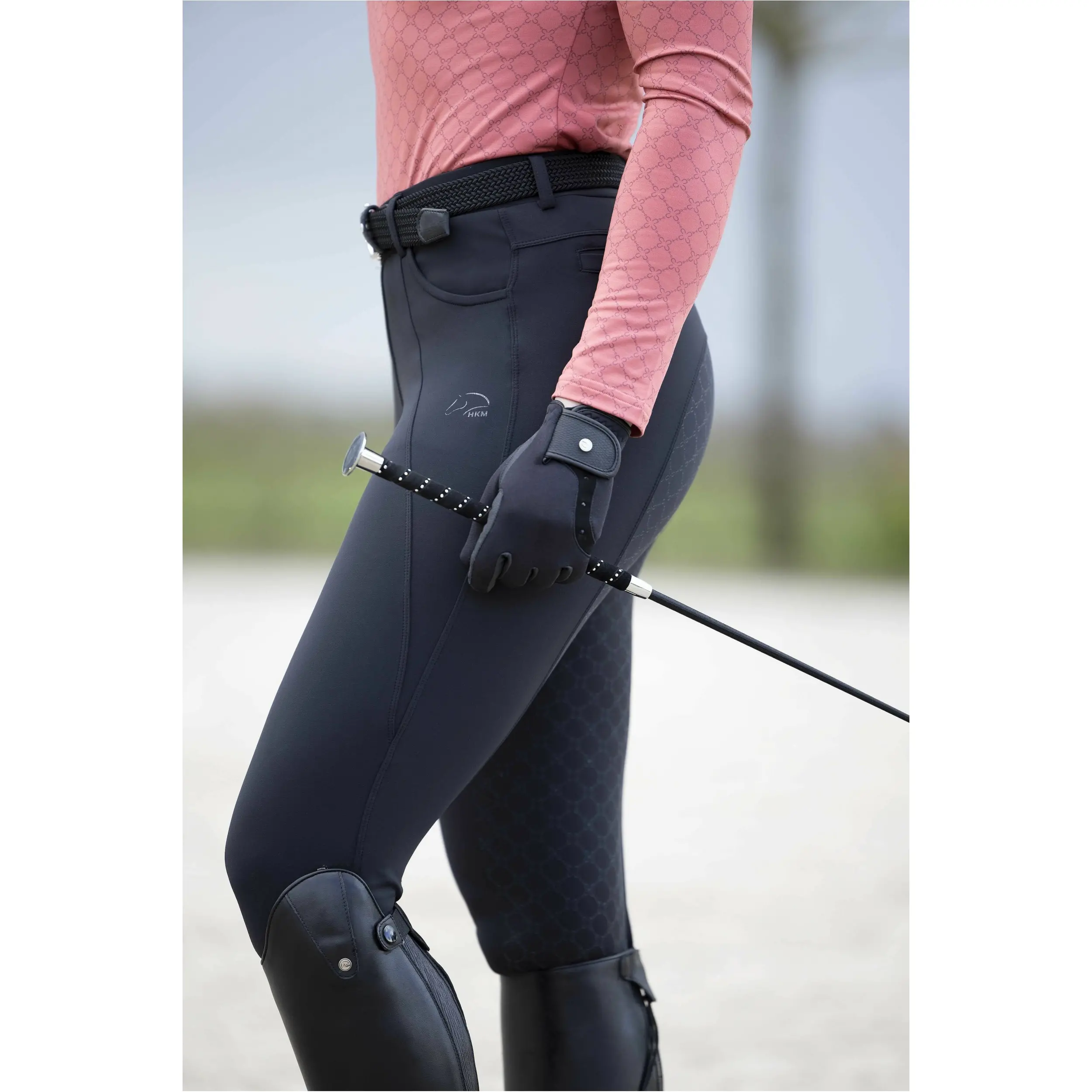 Dressurgerte ROSEWOOD schwarz Dressurgerte ROSEWOOD schwarz