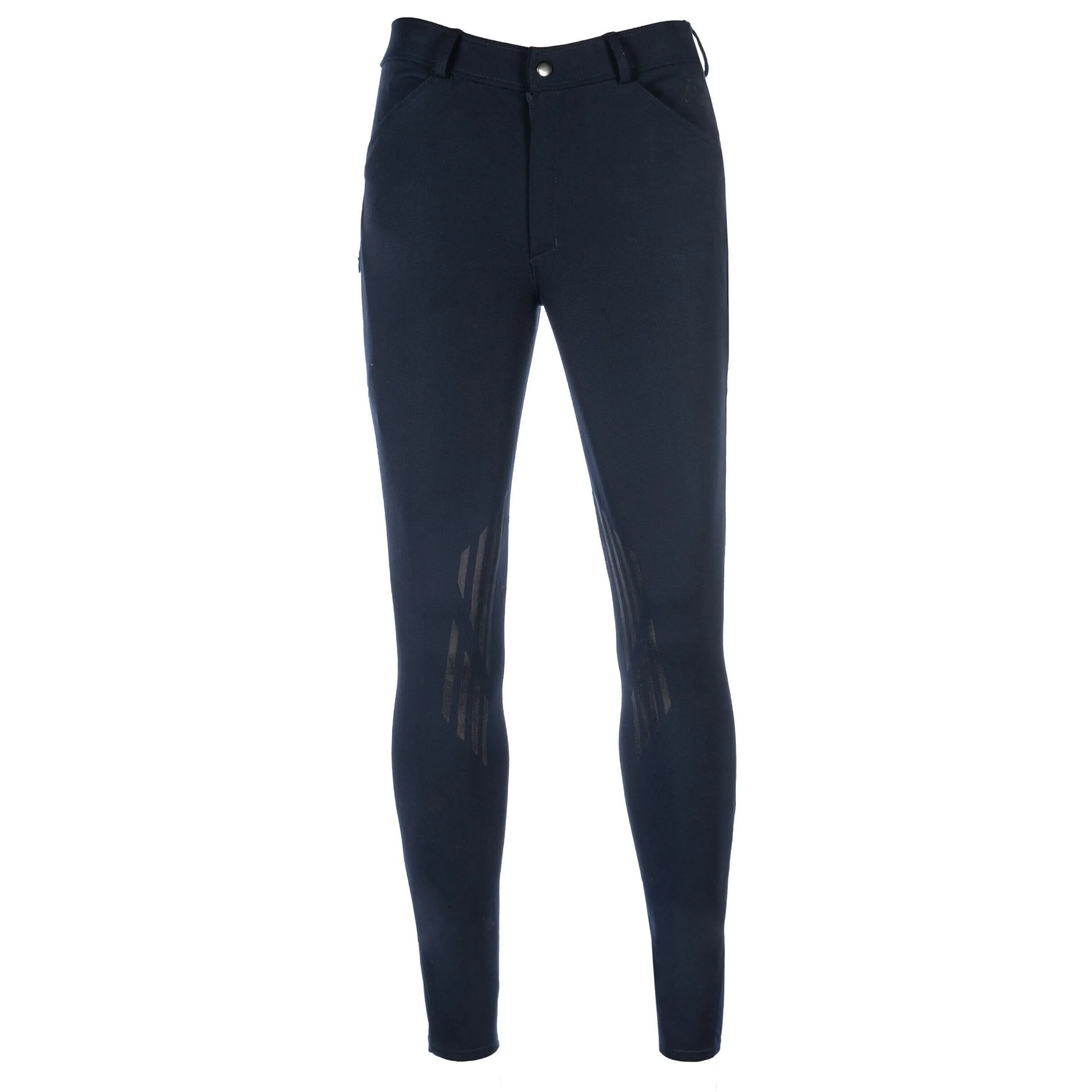 Herren Reithose Silikon Kniebesatz JAMES dunkelblau