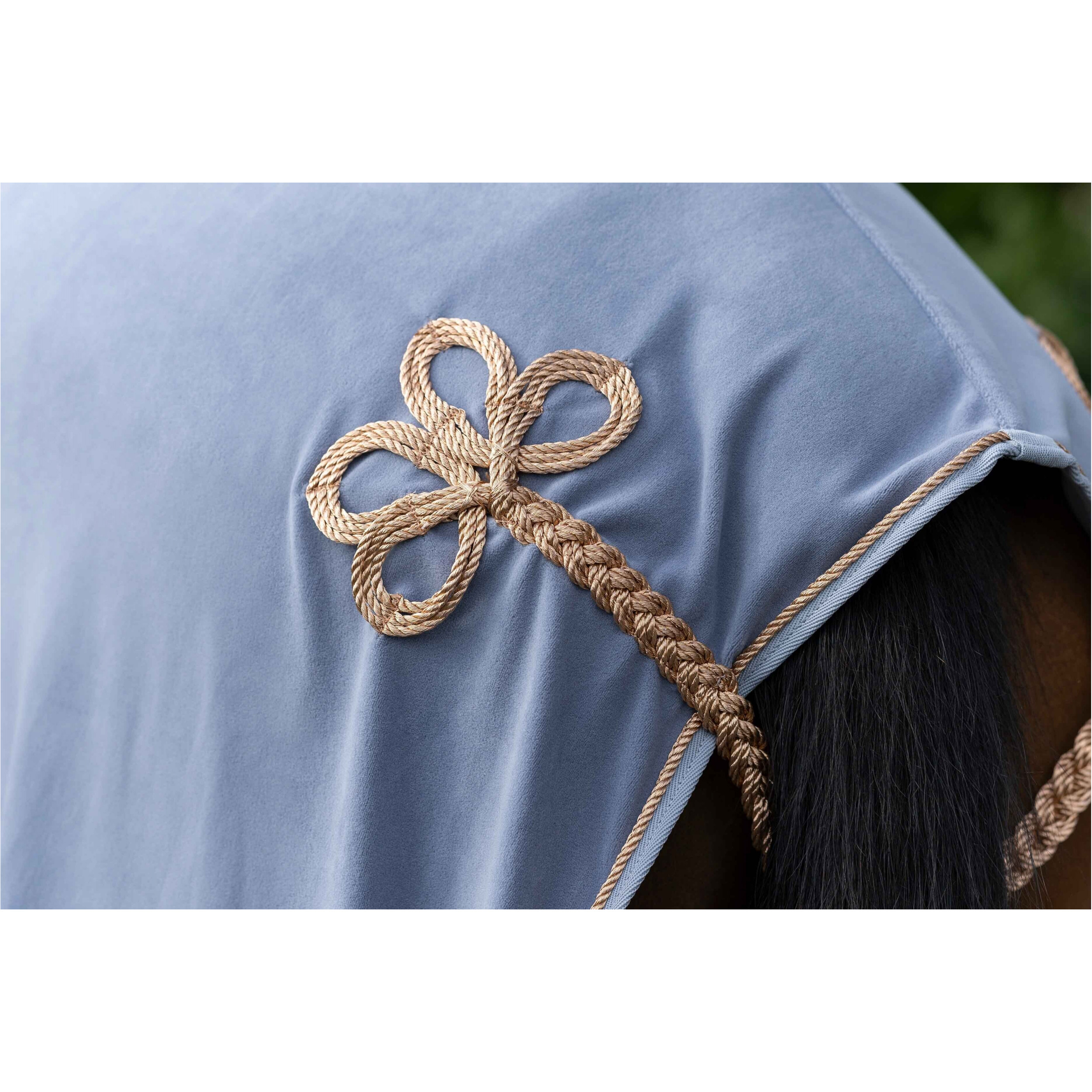 Abschwitzdecke ROSEGOLD GLAMOUR STYLE grau/rosegold