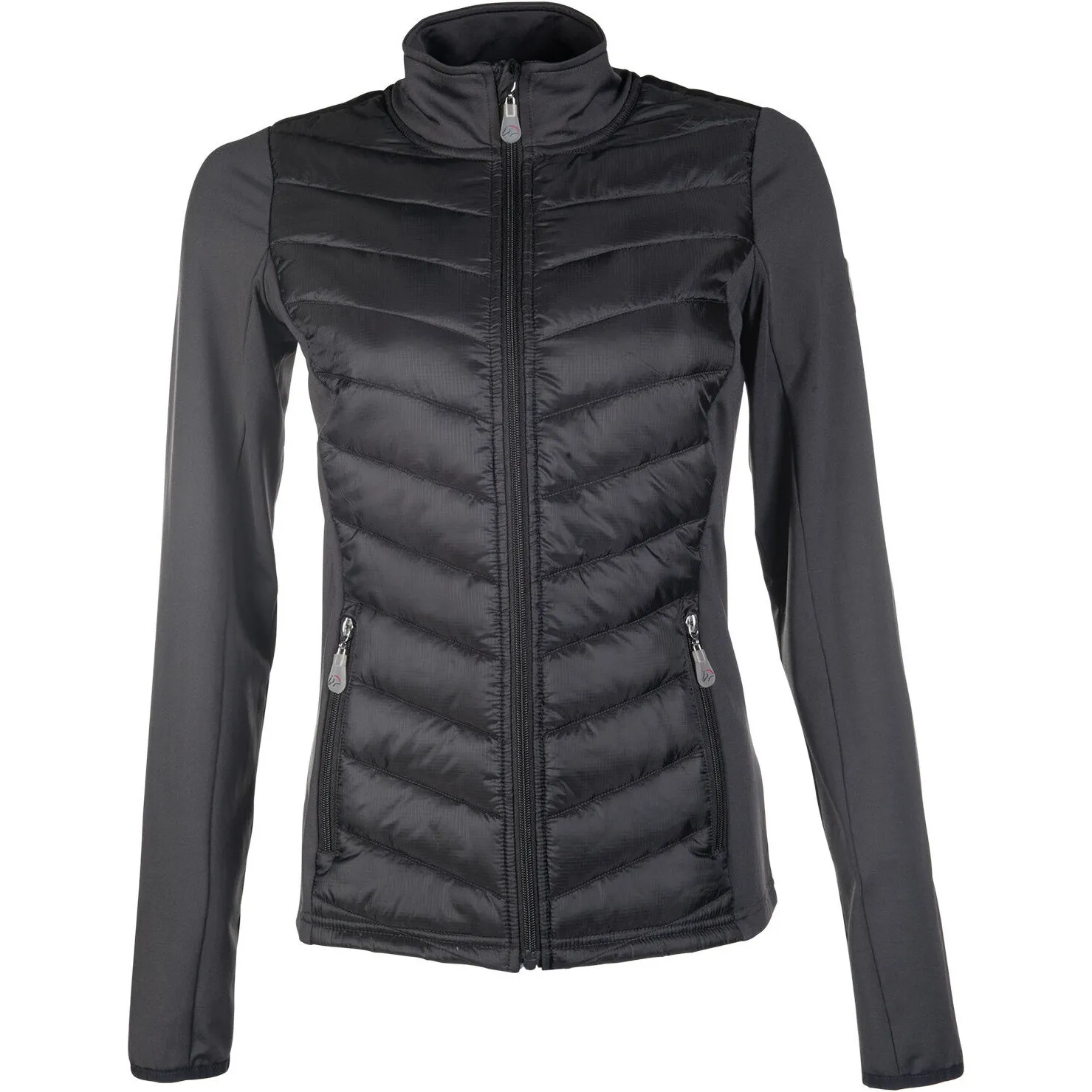 Damen Jersey-/Nylonjacke PRAG STYLE anthrazit