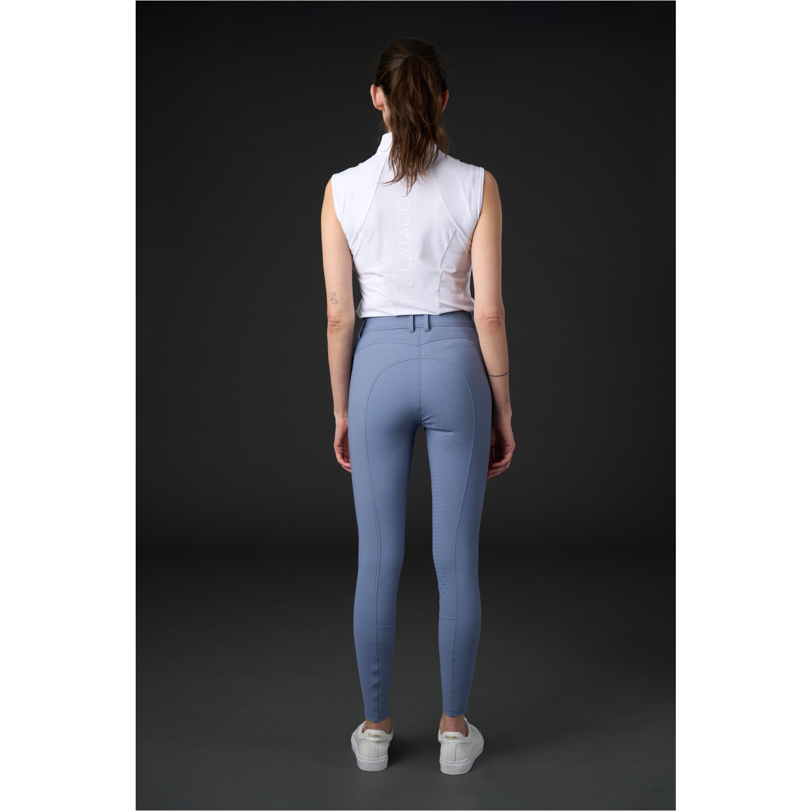 Damen Reithose Silikon Vollbesatz RIHANNA flint stone
