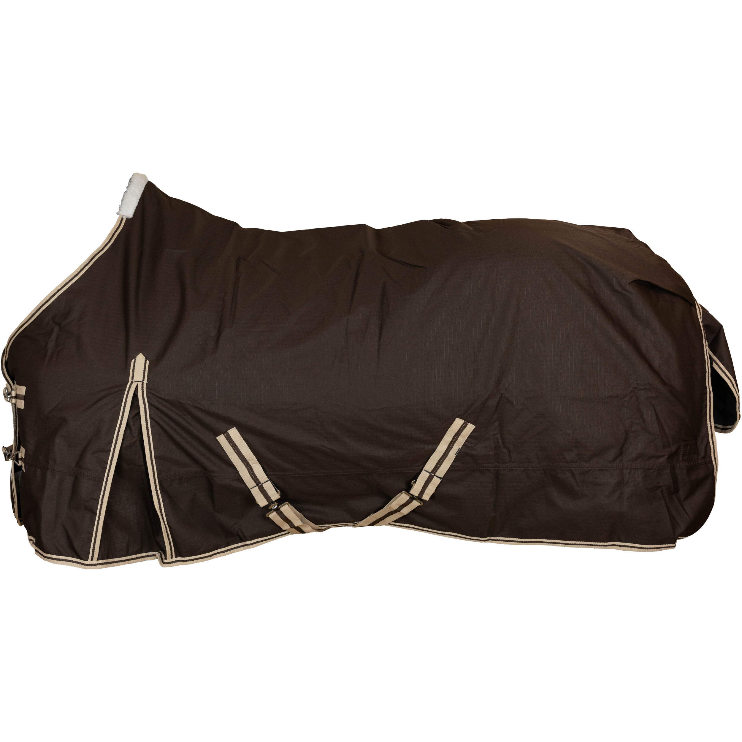 Winterdecke 100g Füllung 600D BASICLINE dunkelbraun