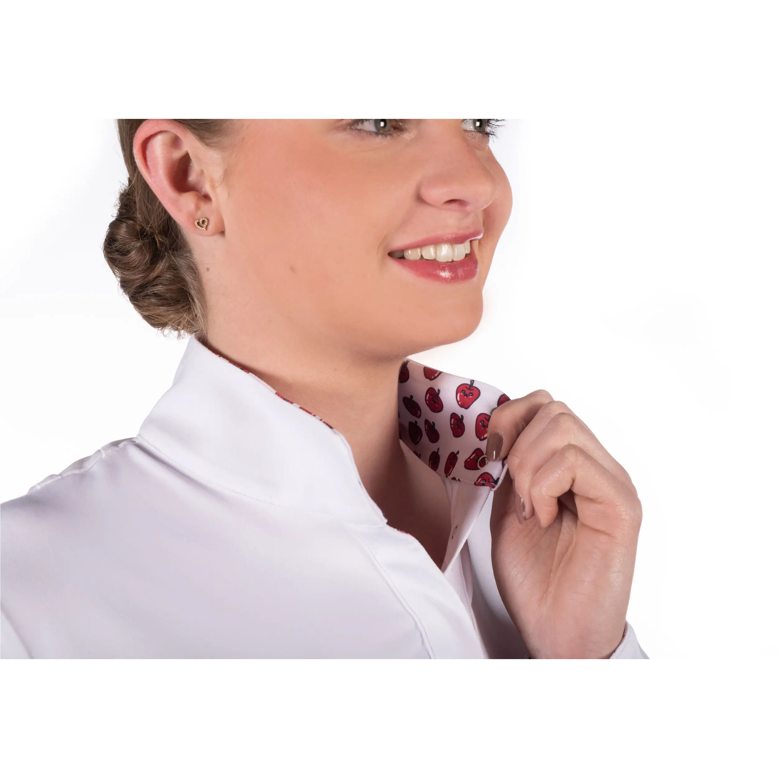 Damen Turniershirt Kurzarm HUNTER weiß Damen Turniershirt Kurzarm HUNTER weiß