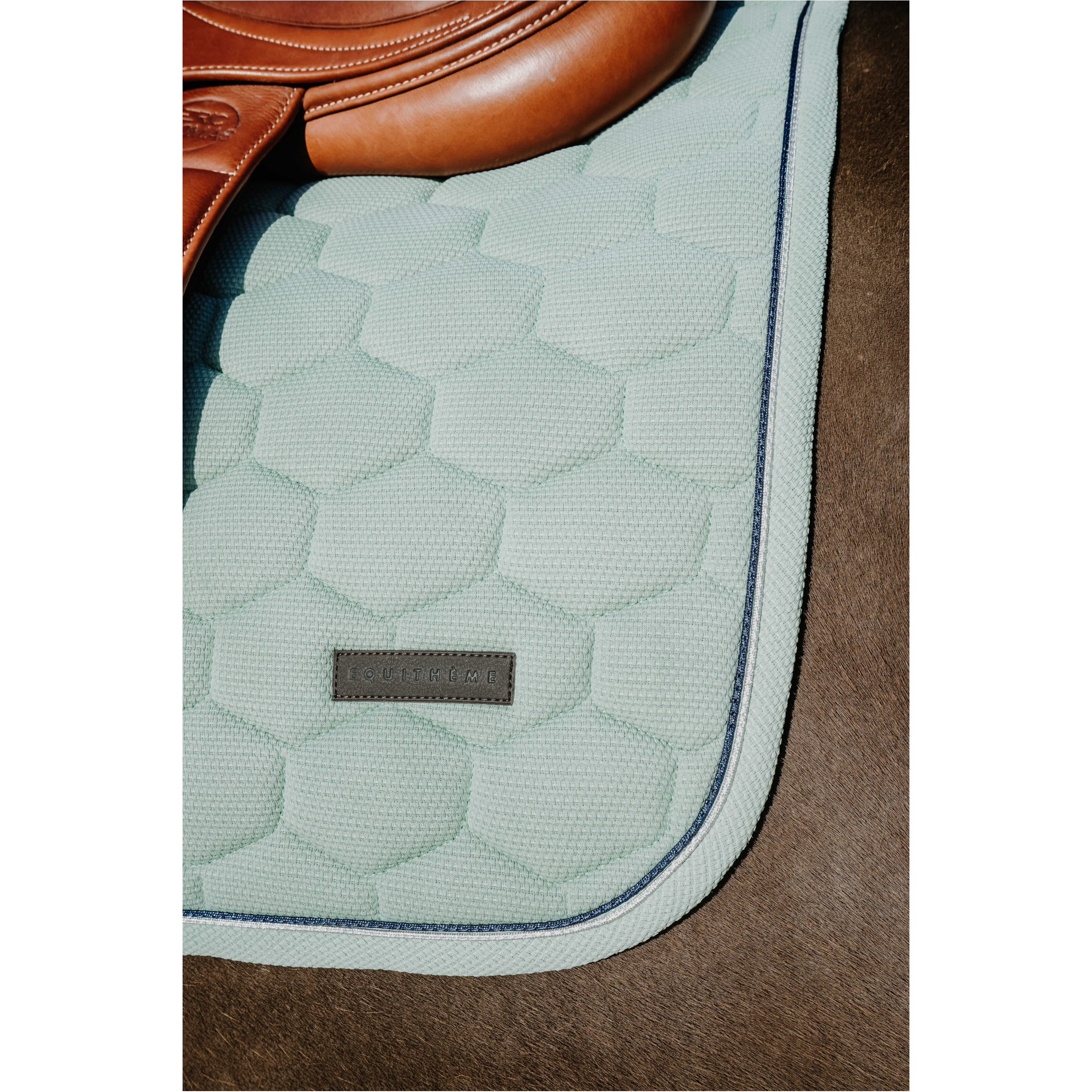 Schabracke HONEY hellgrün Warmblut Vielseitigkeit