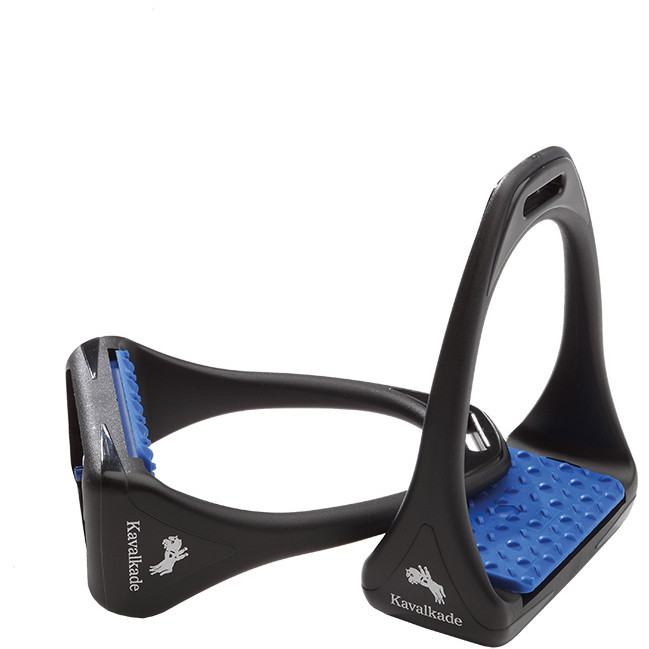 Steigbügel REFLEX schwarz/royalblau