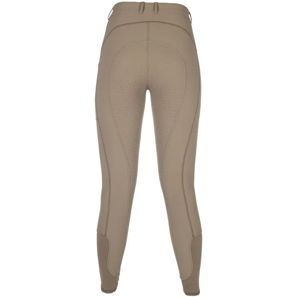 Damen Reitleggings Silikon Vollbesatz AMALFI taupe