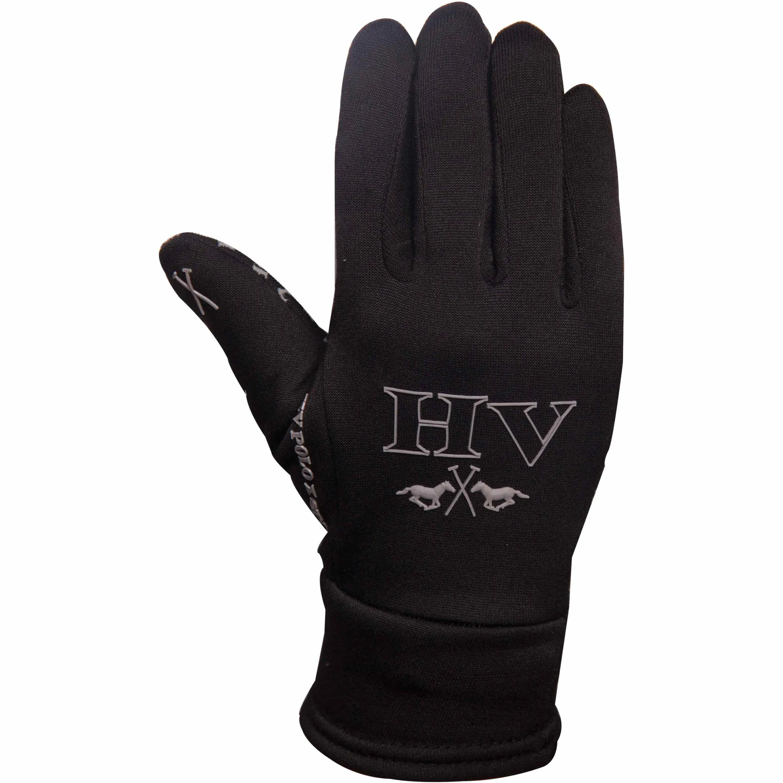Winter Damen Reithandschuhe schwarz