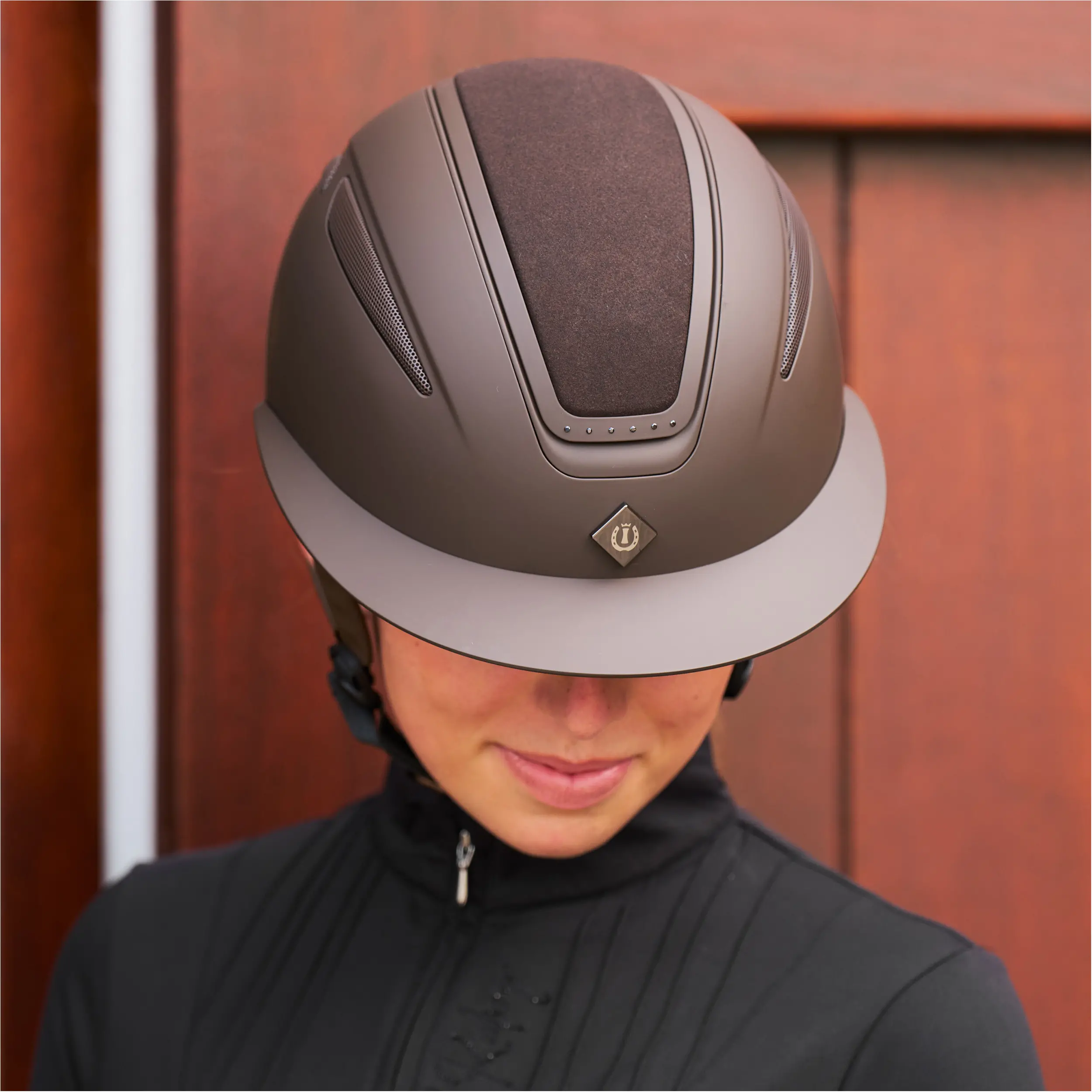 Reithelm IRHOlania Deluxe big visor dark braun