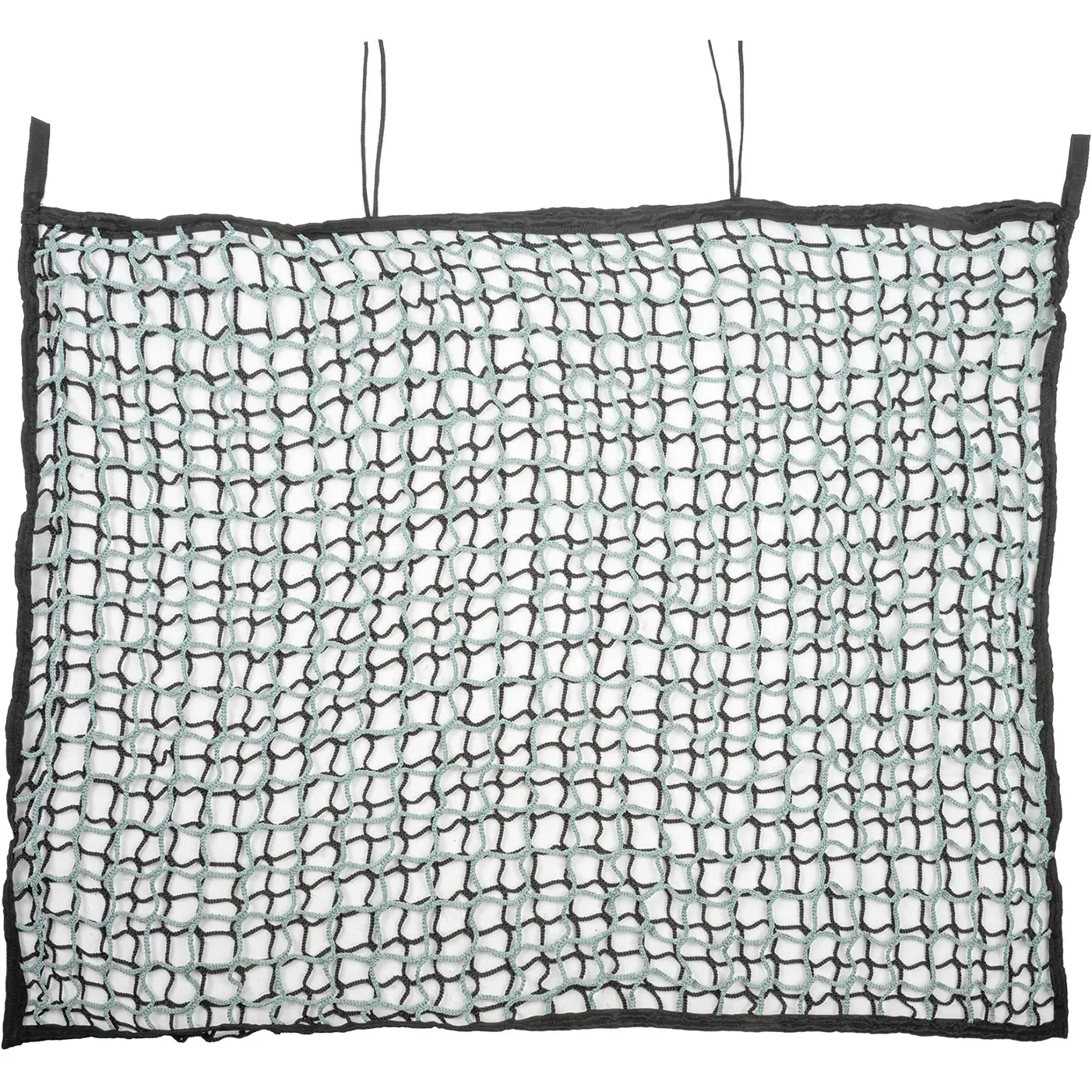 Heunetz DUO knotenlos 2-seitig rechteckig schwarz/mistel 120x90cm