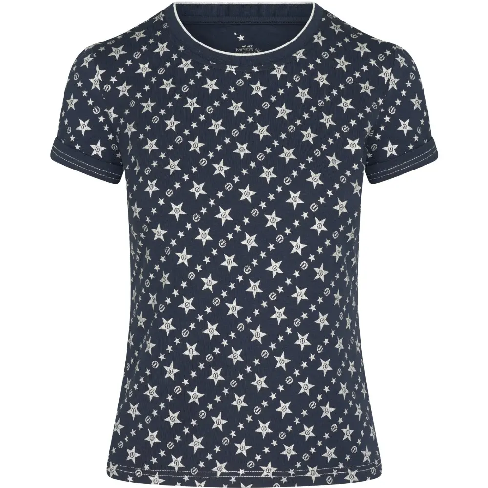Damen T-Shirt IRHBobby Star navy