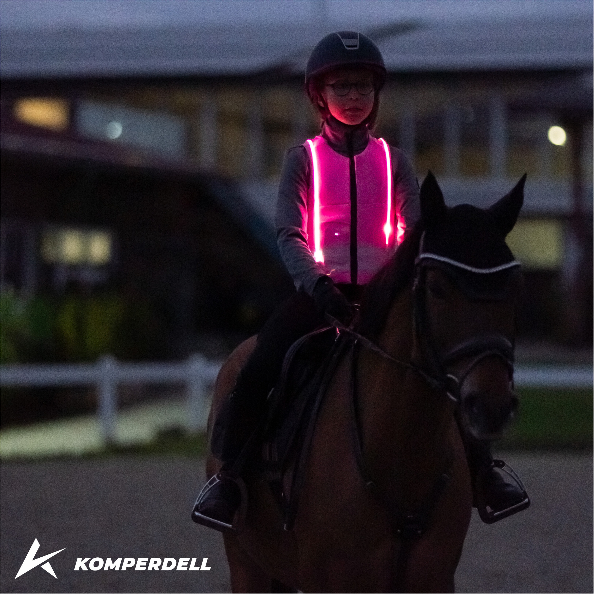 Kinder Rückenprotektor BALLISTIC HIGH VISIBILITY Junior pink