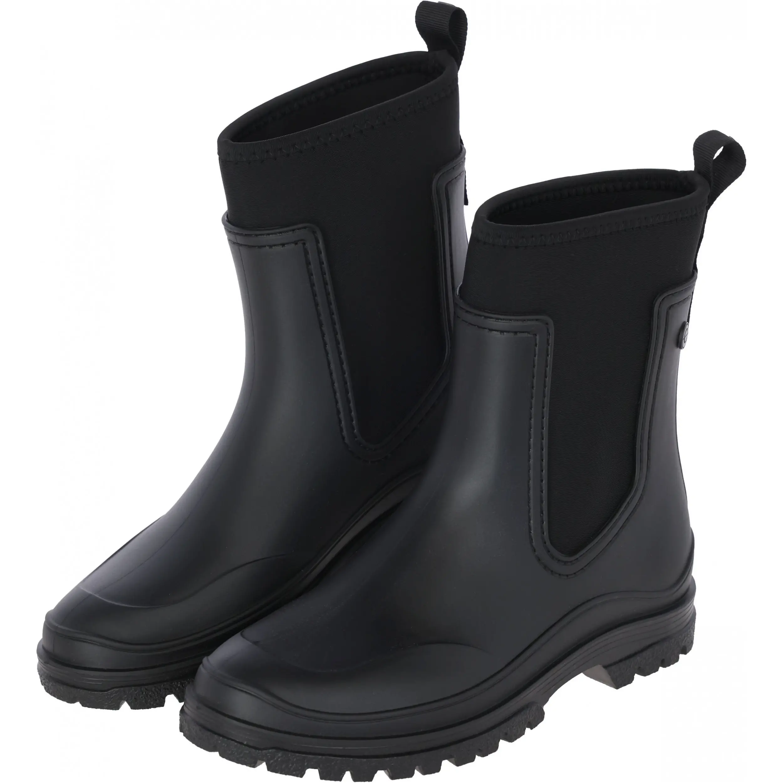 Damen Gummistiefeletten H/W 2025 schwarz