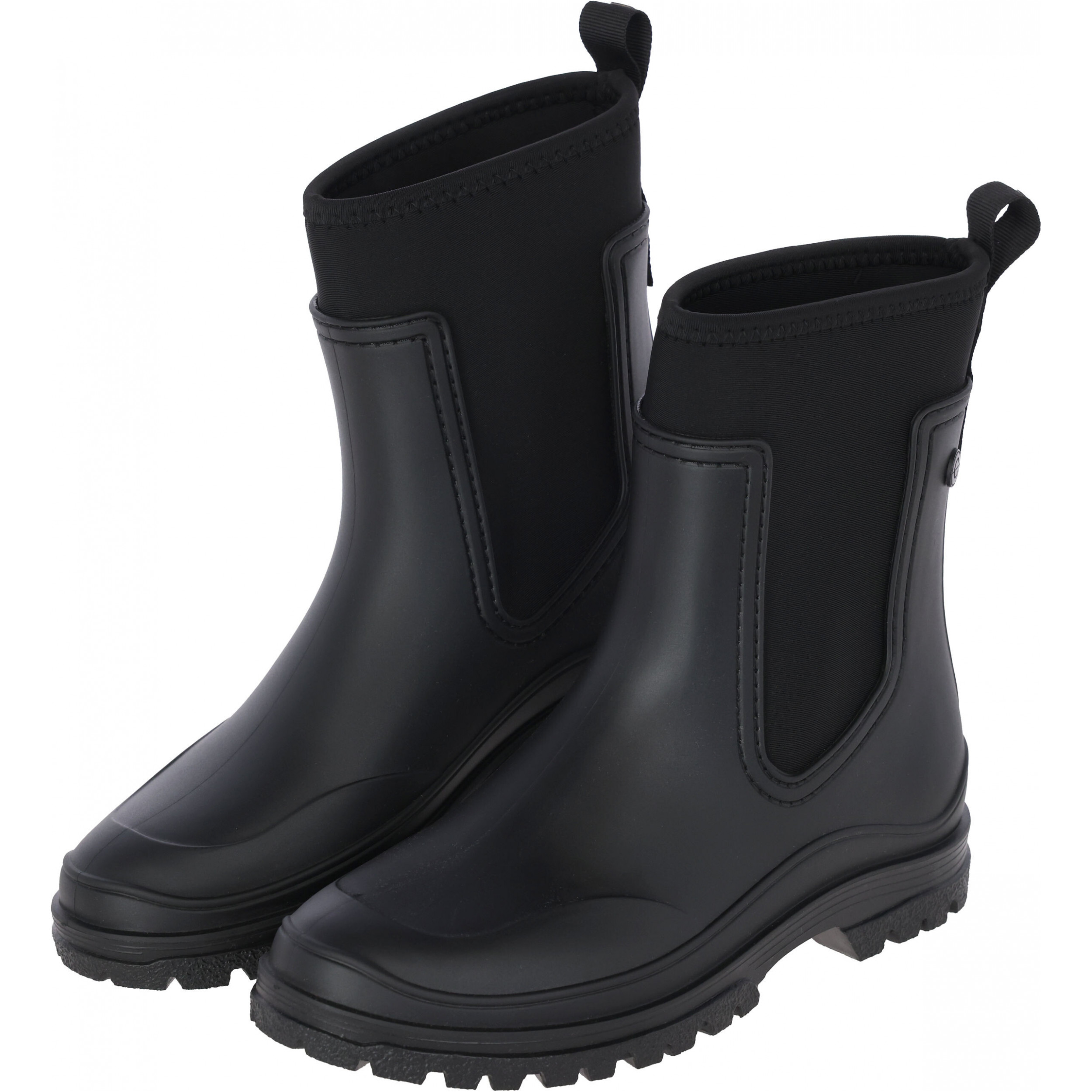 Damen Gummistiefeletten H/W 2025 schwarz