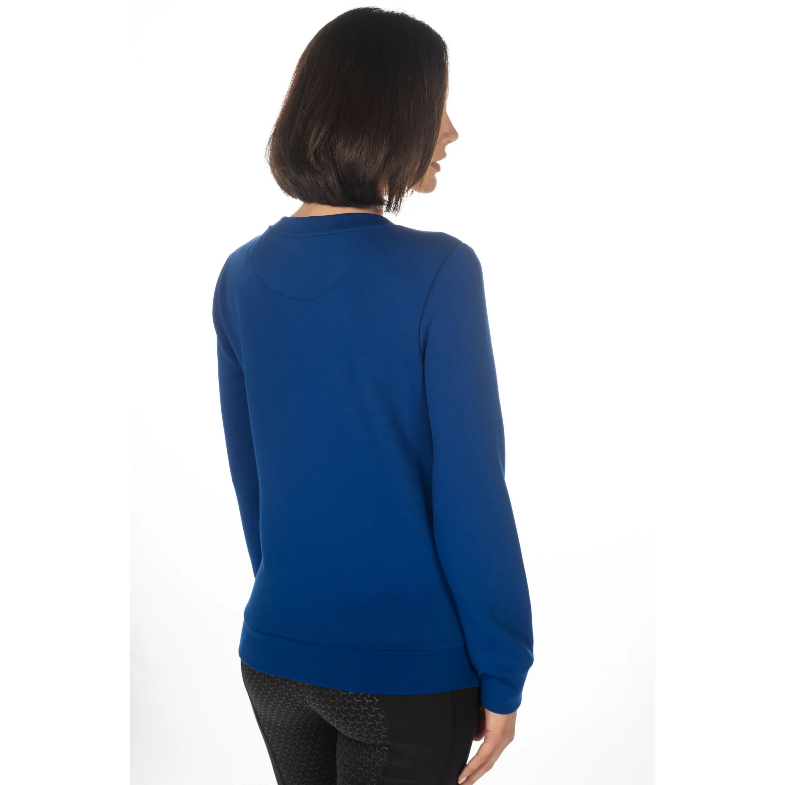 Damen Pullover LIVIGNO HORSE HEAD blau