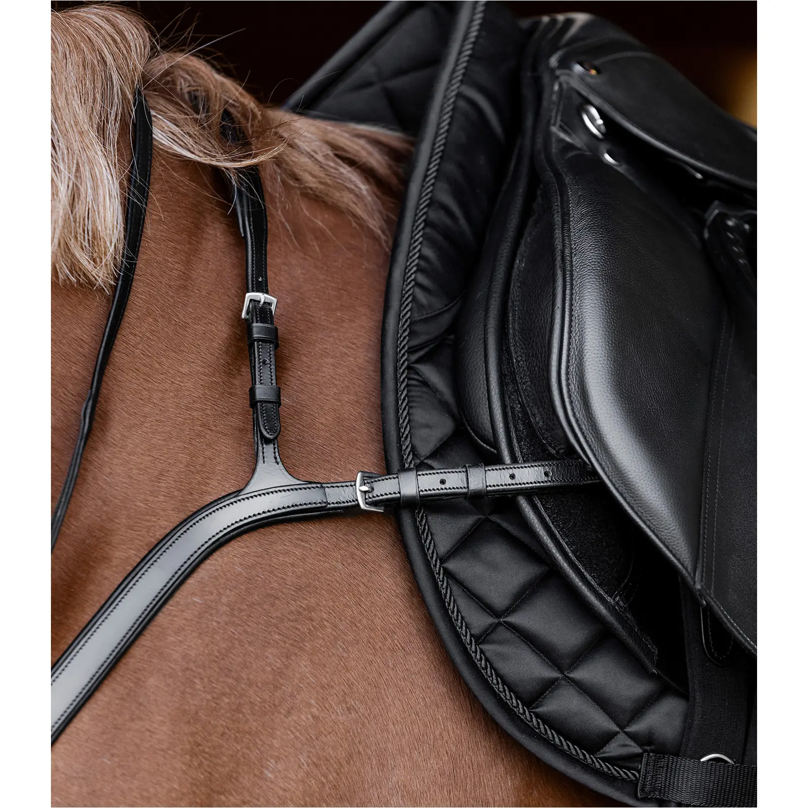 Vorderzeug mit langer Brücke X-Line braun