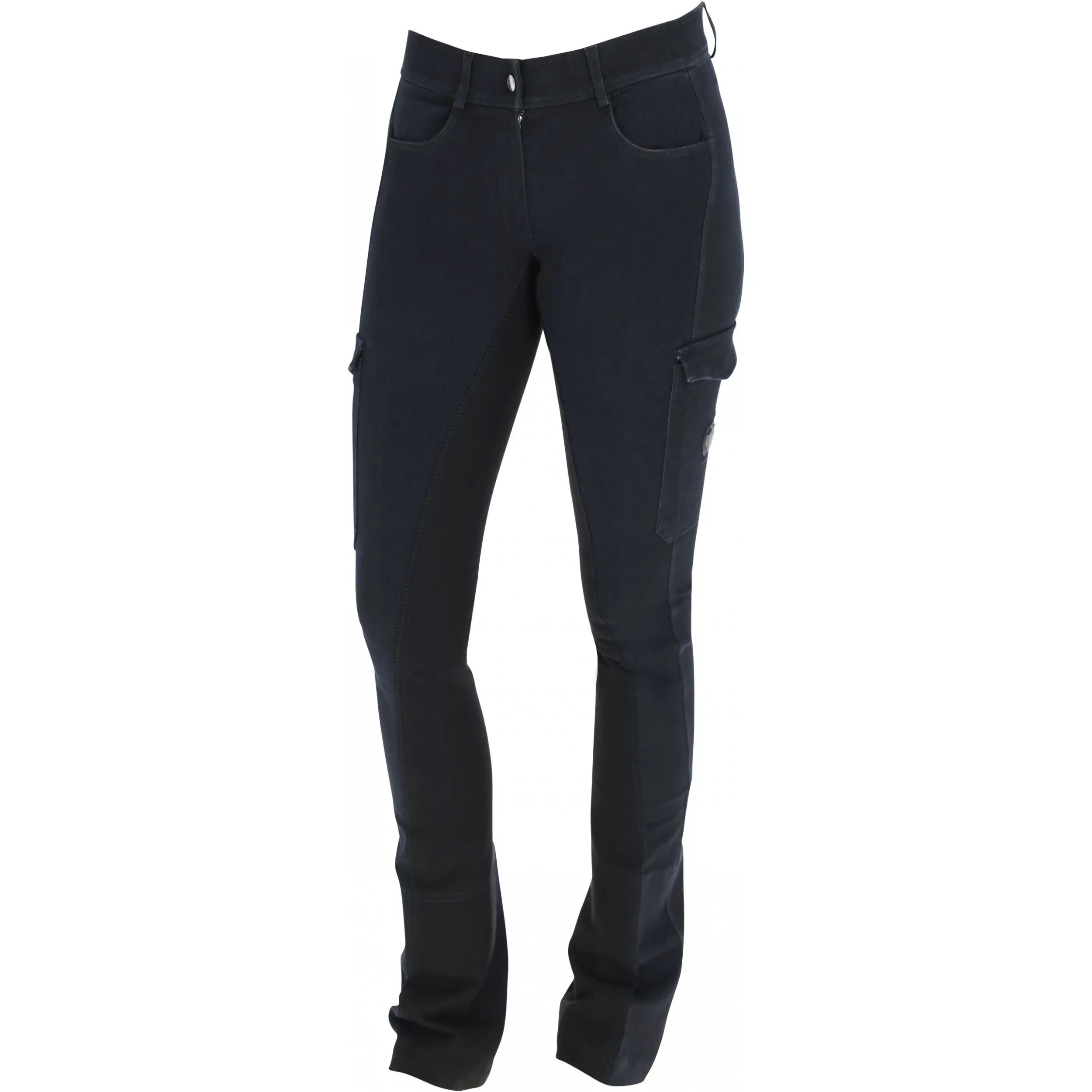 Damen Jodhpur Reithose Vollbesatz BASIC PLUS graphite