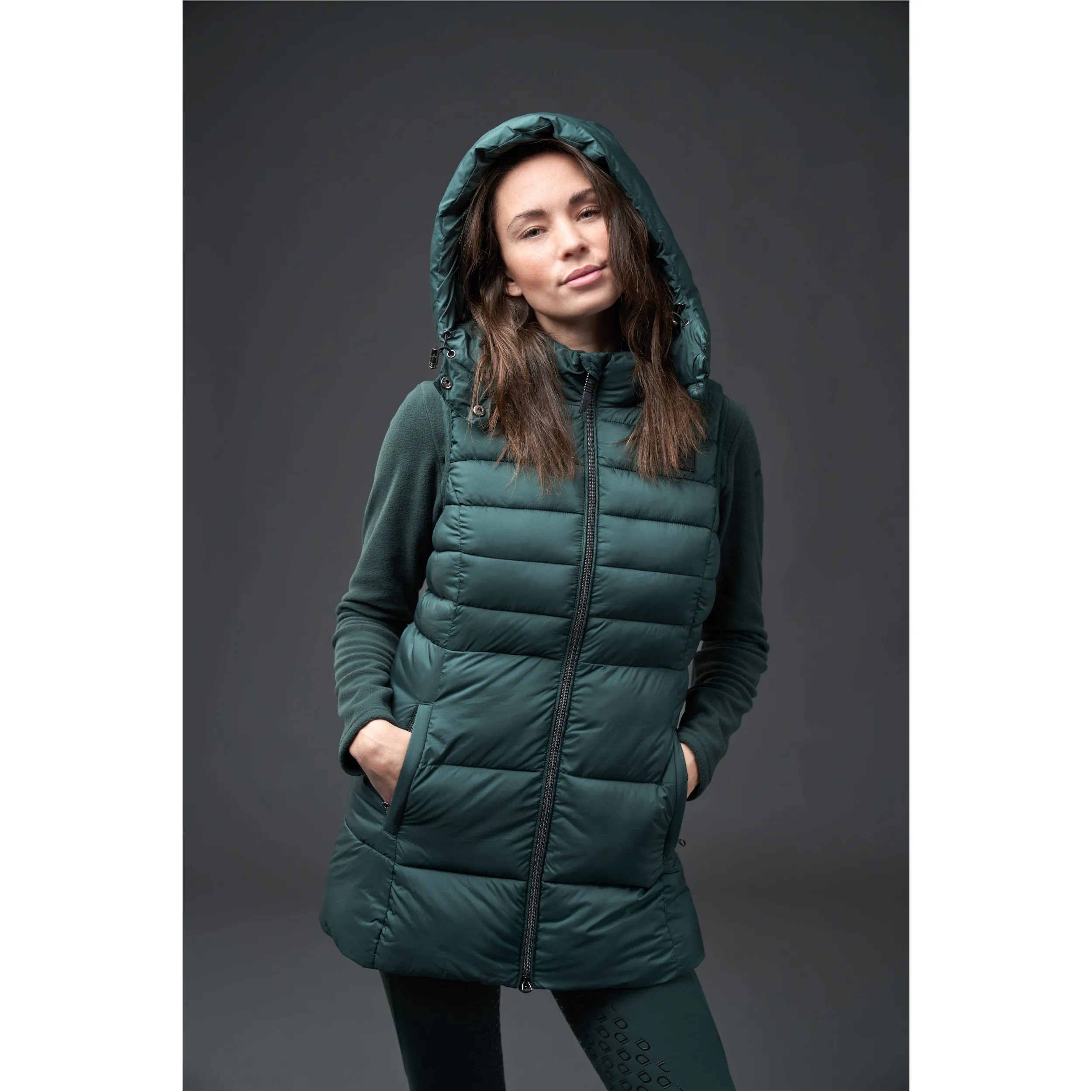 Damen Langweste JILL darkest spruce