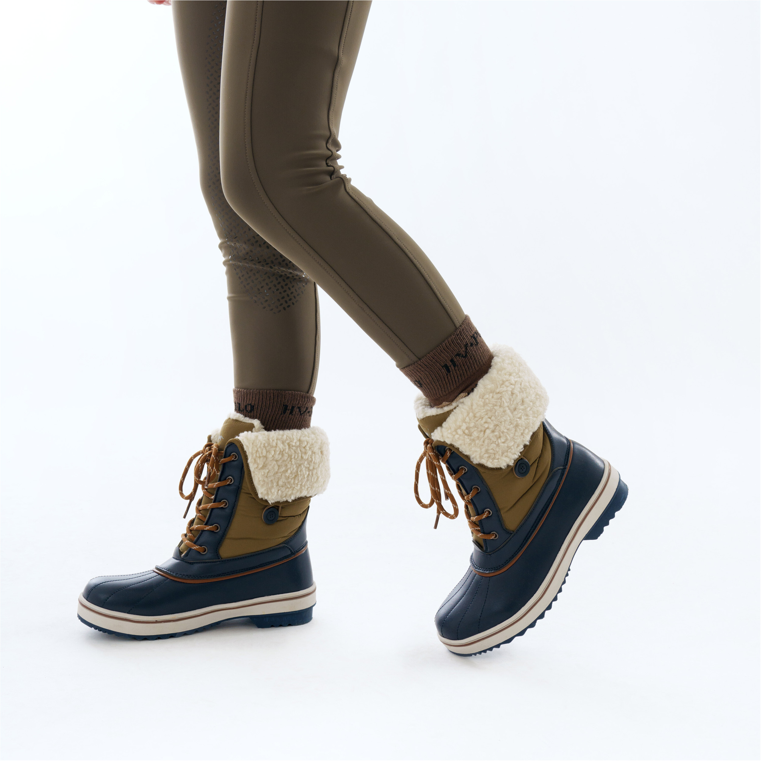 Damen Winterstiefel HVPGlaslynn Luxe straw