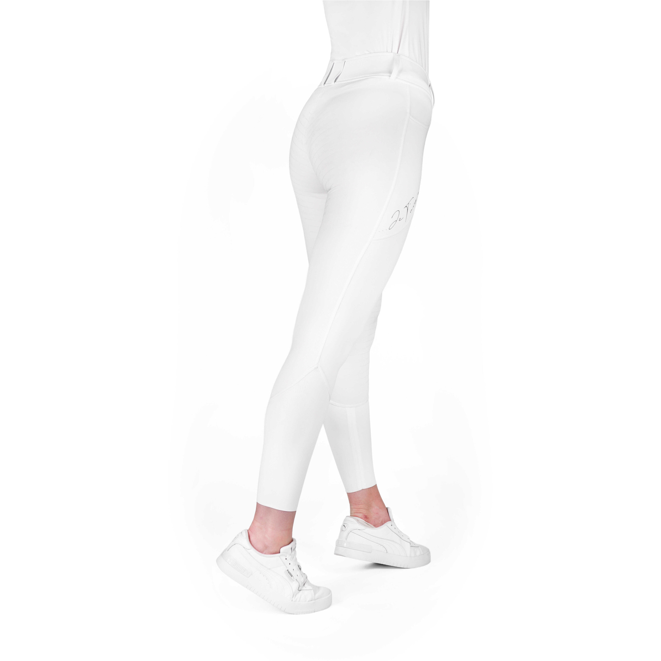 Damen Reithose Silikon Vollbesatz Je t’aime ELSA weiß Damen Reithose Silikon Vollbesatz Je t’aime ELSA weiß