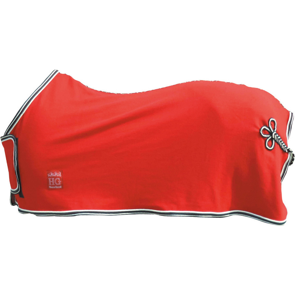 Abschwitzdecke mit Frontlatz rot