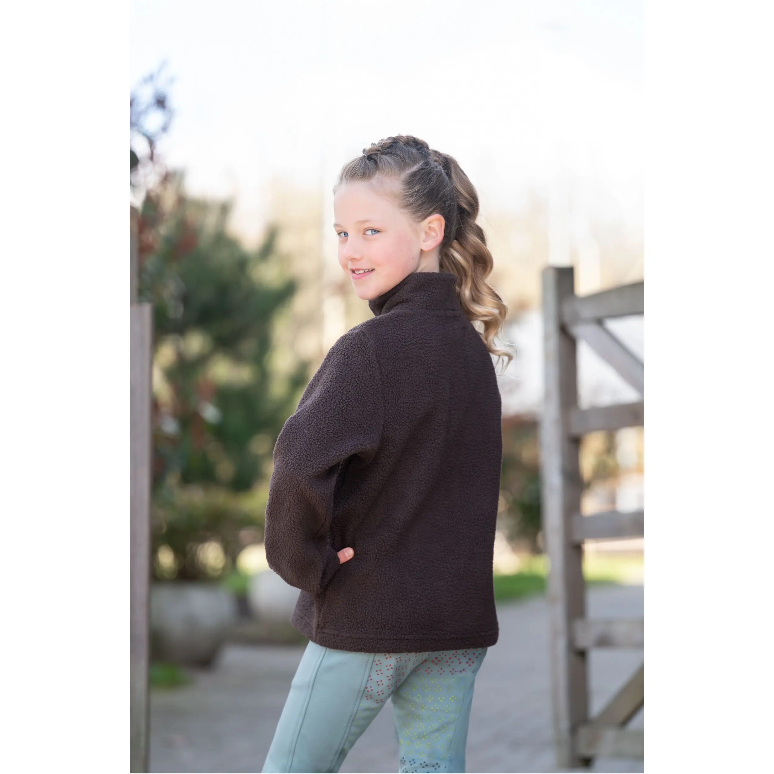 Kinder Pullover MIA dunkelbraun