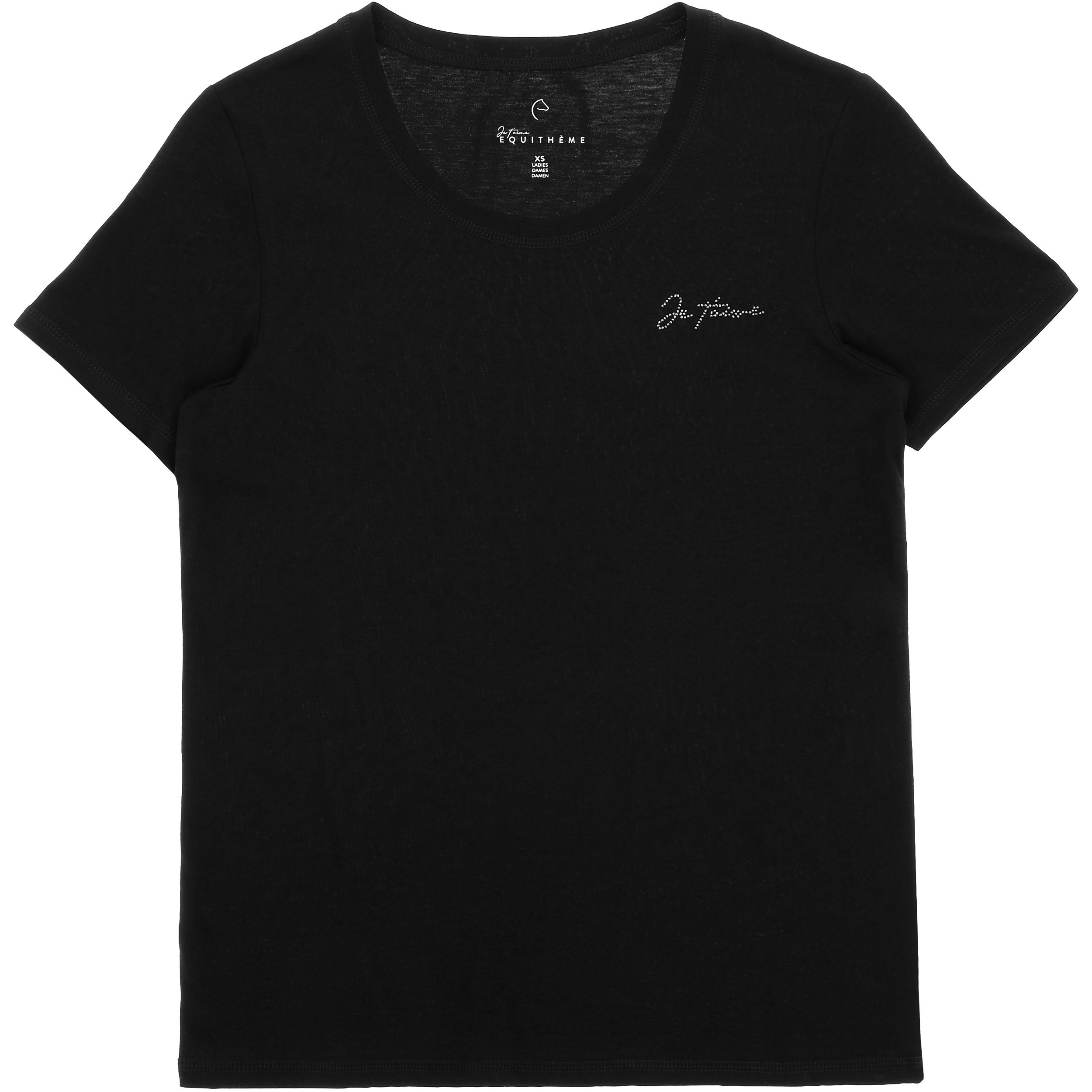 Damen T-Shirt Je t'aime EK-BONNIE schwarz