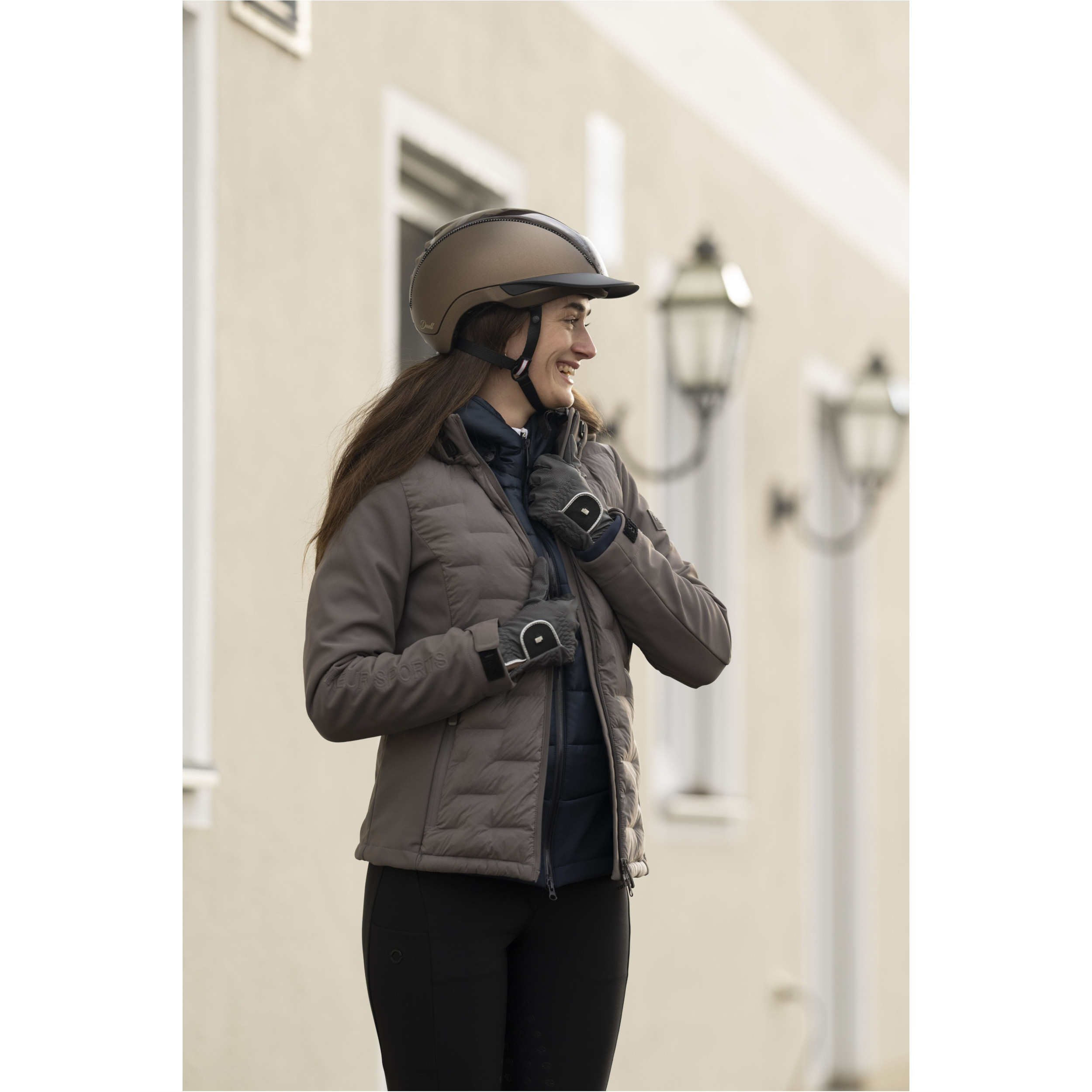 Winter Reithandschuhe MALTA anthrazit/silber