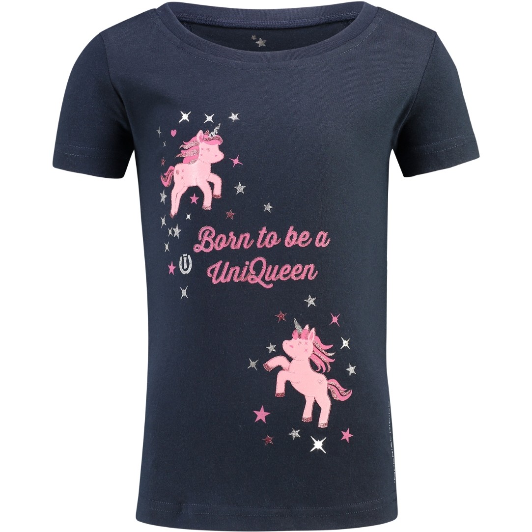 Kinder T-Shirt IRHUnicorn Sparkle navy
