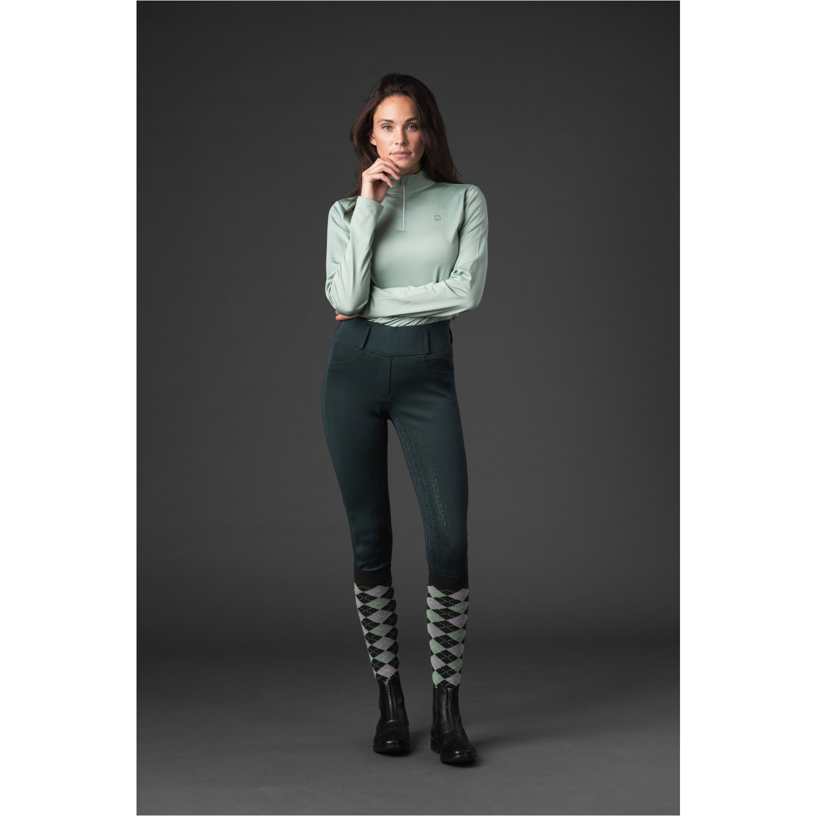 Damen Reitleggings Silikon Vollbesatz SHANNON ponderosa pine Damen Reitleggings Silikon Vollbesatz SHANNON ponderosa pine