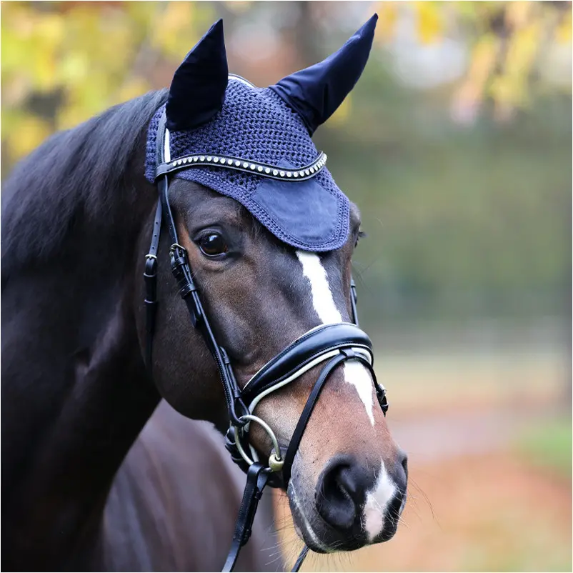 Fliegenhaube EASY mit Bestickungsdreieck marine Fliegenhaube EASY mit Bestickungsdreieck marine