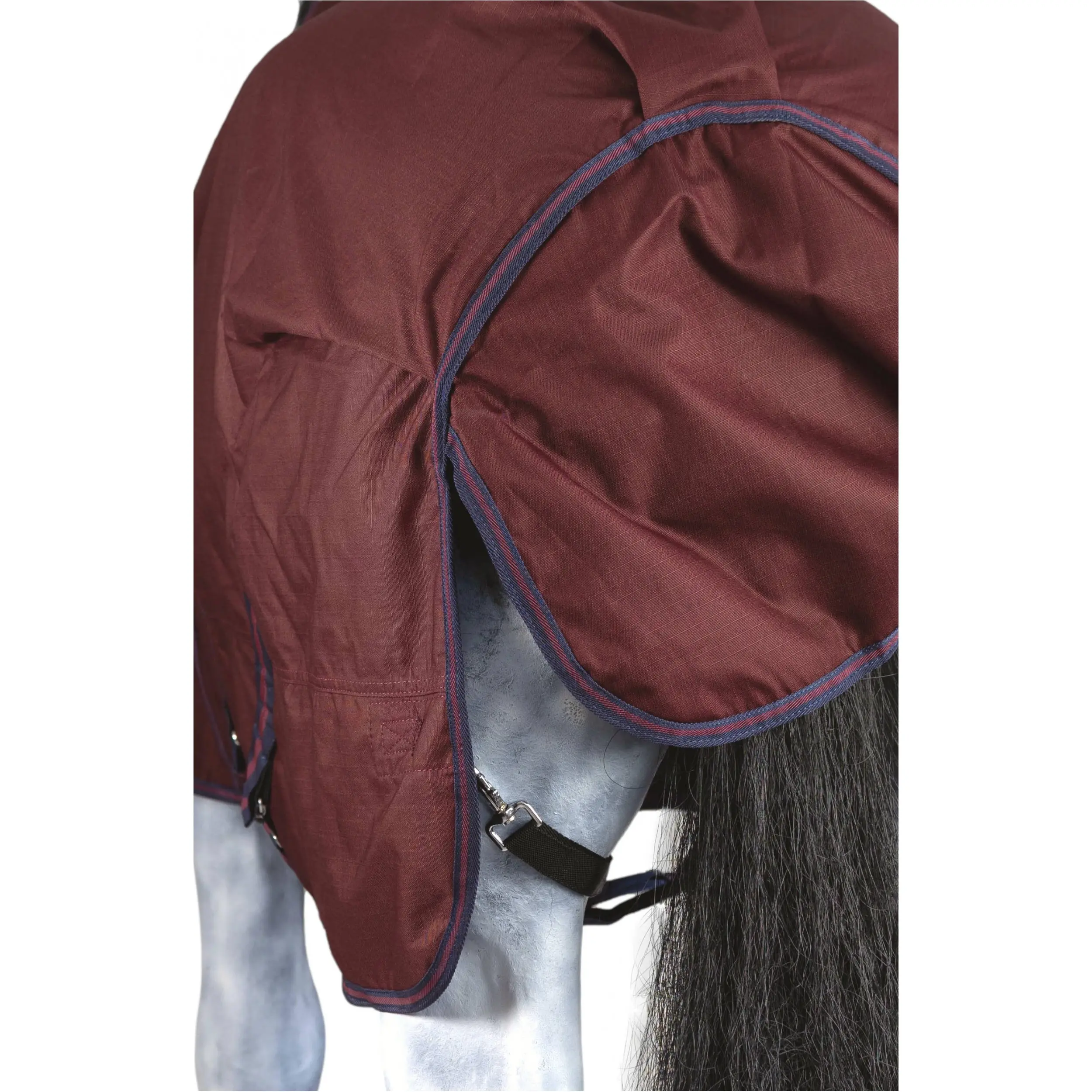 Weidedecke Nylonfutter 600D BASICLINE kastanie - Posten
