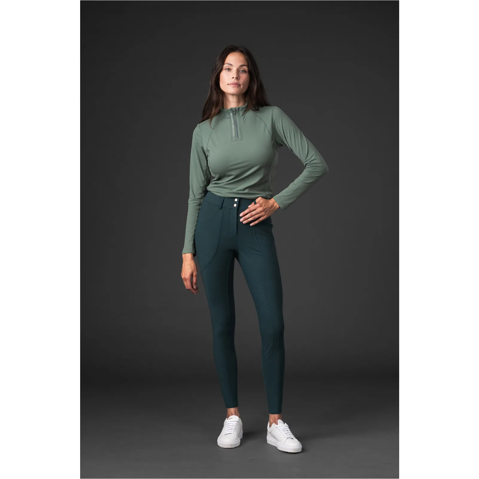 Damen Reithose Silikon Vollbesatz RIHANNA ponderosa pine