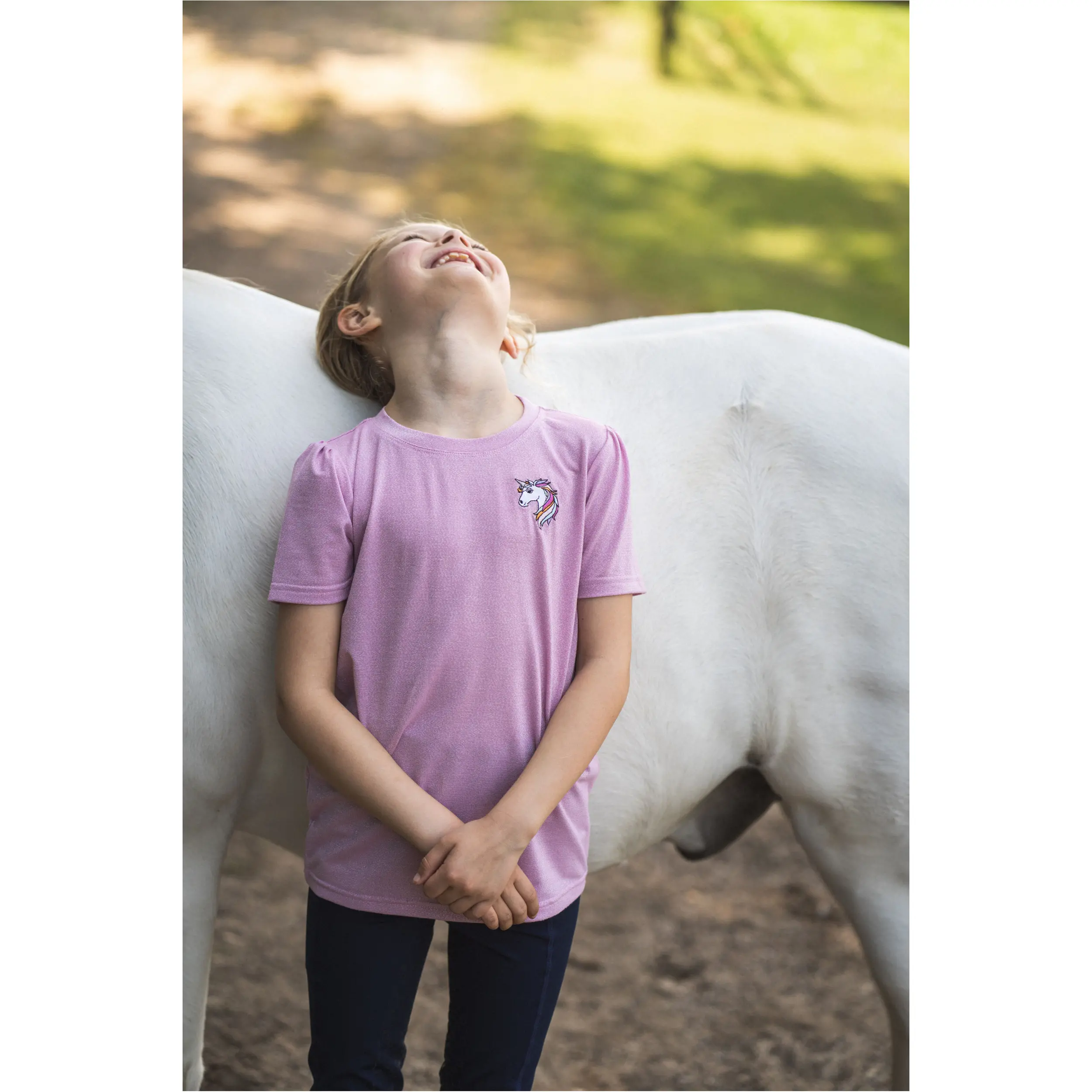 Kinder T-Shirt KARA phlox pink