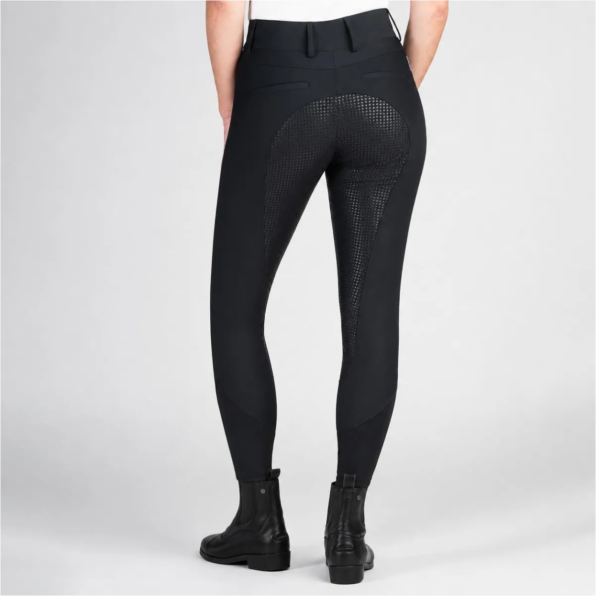 Damen Thermo Reithose Silikon Vollbesatz DryRide CLASSIC BREECHES schwarz