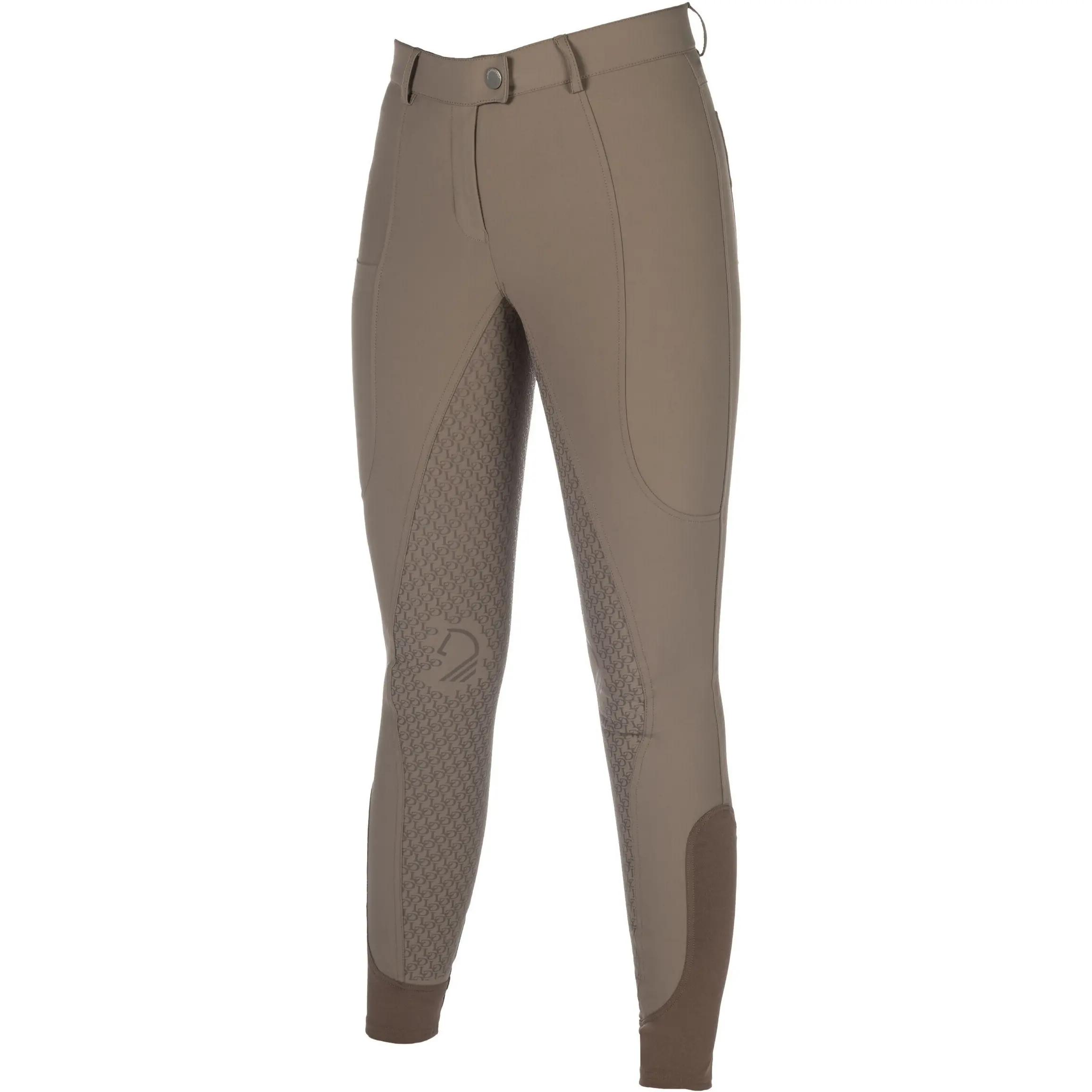Damen Reithose Silikon Vollbesatz AMALFI taupe