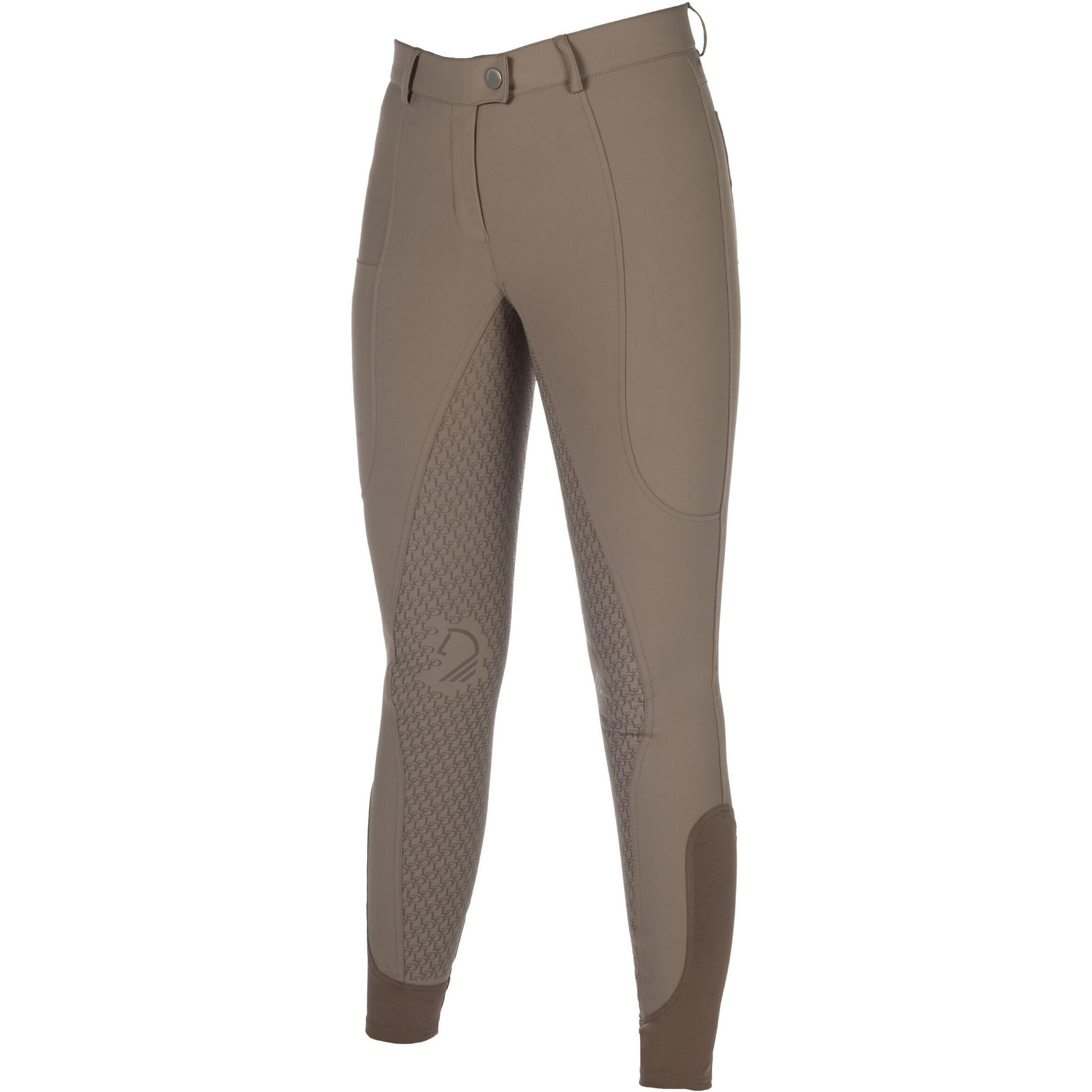 Damen Reithose Silikon Vollbesatz AMALFI taupe